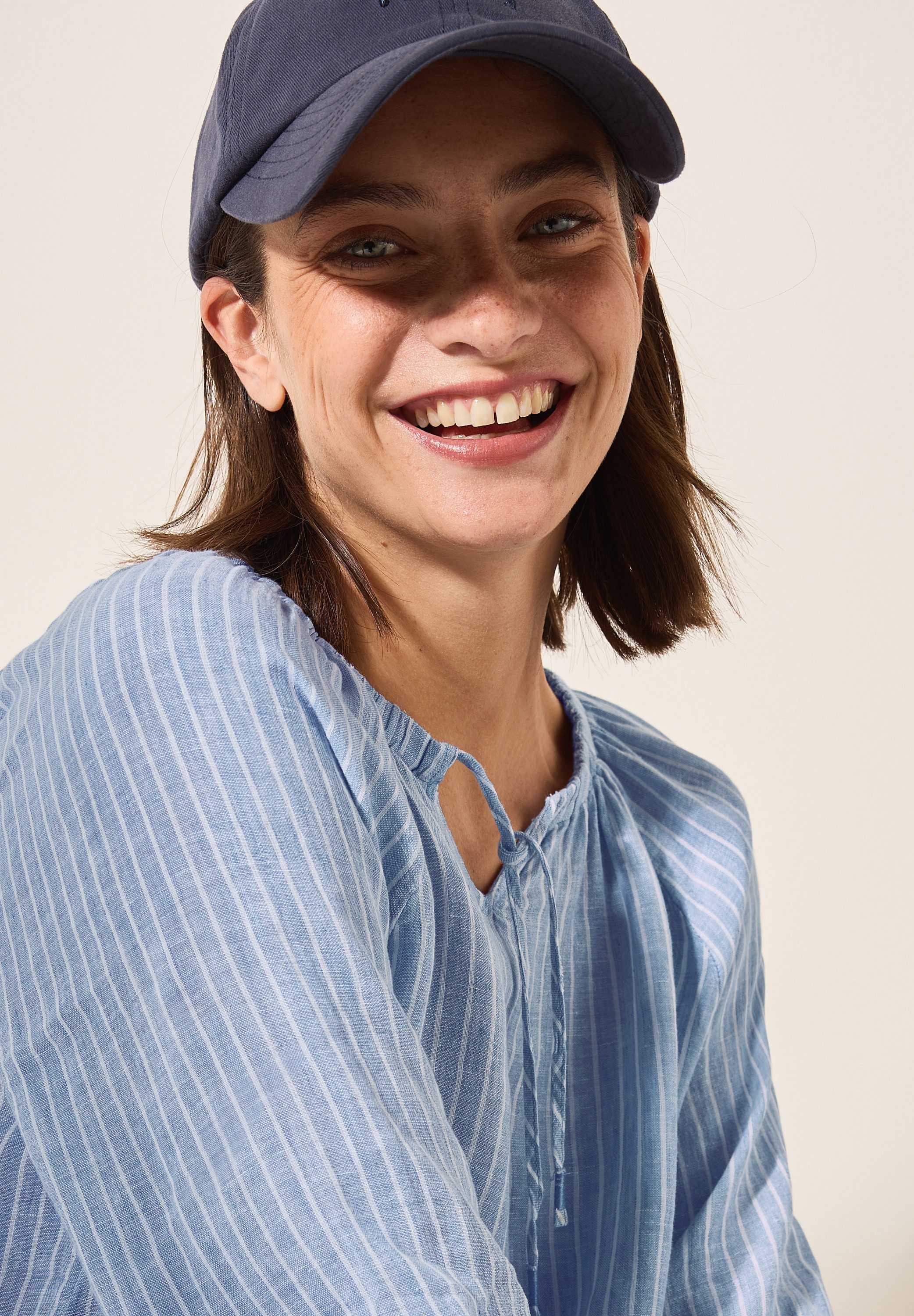 Cecil Shirtblouse 3/4-mouw in streepeffect