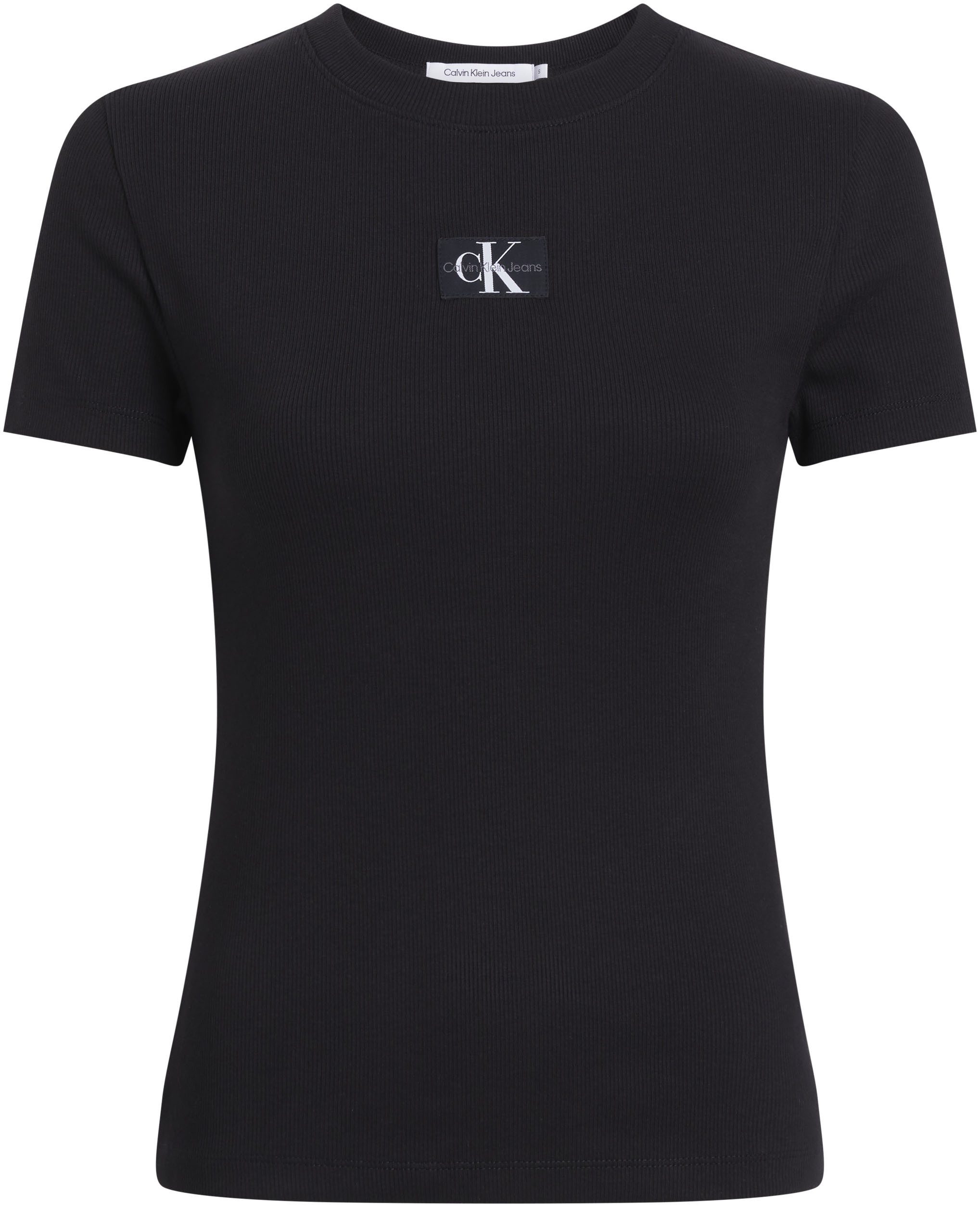 Calvin Klein T-shirt WOVEN LABEL RIB BABY TEE