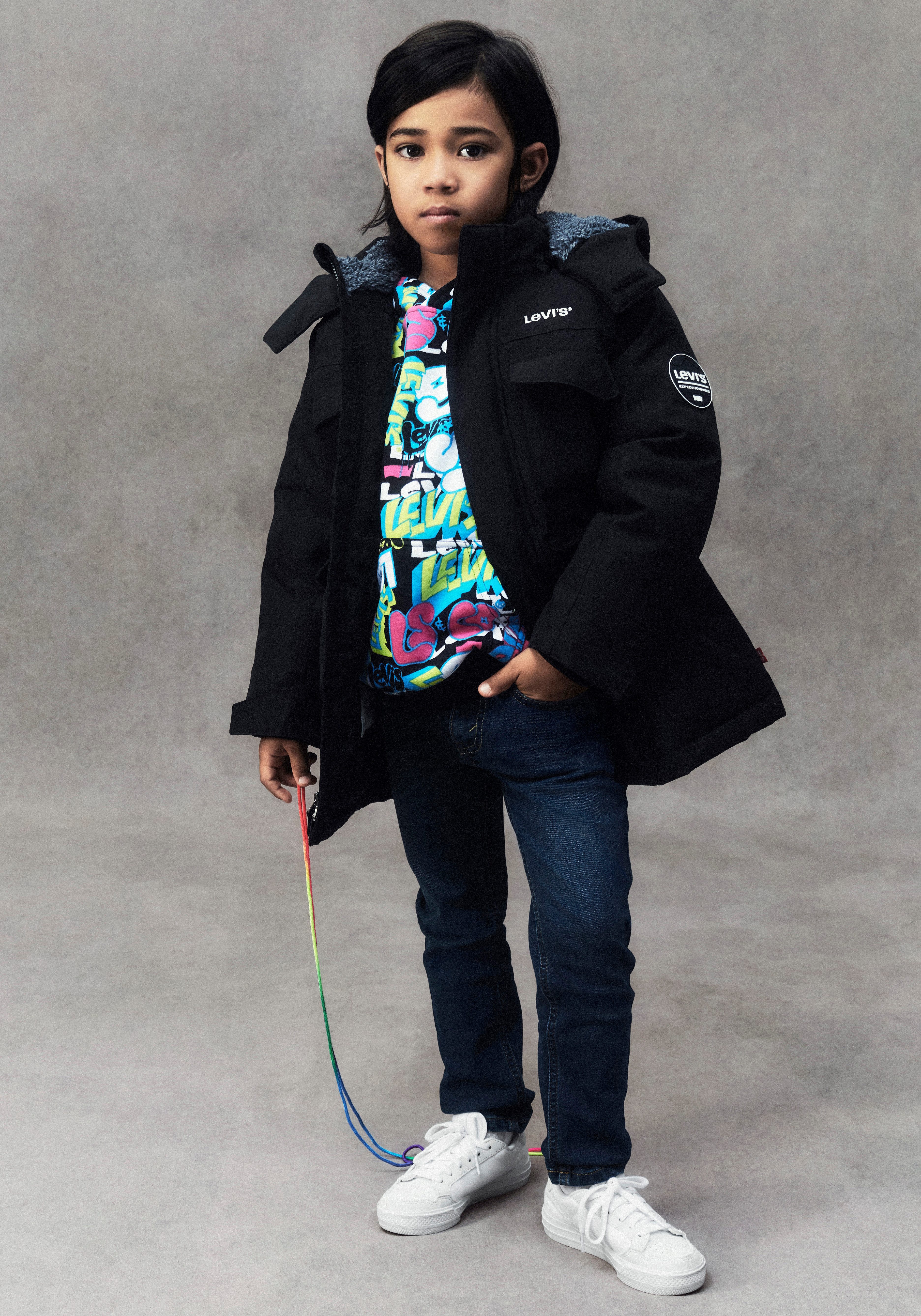Levi's Kidswear Parka met reflecterende details