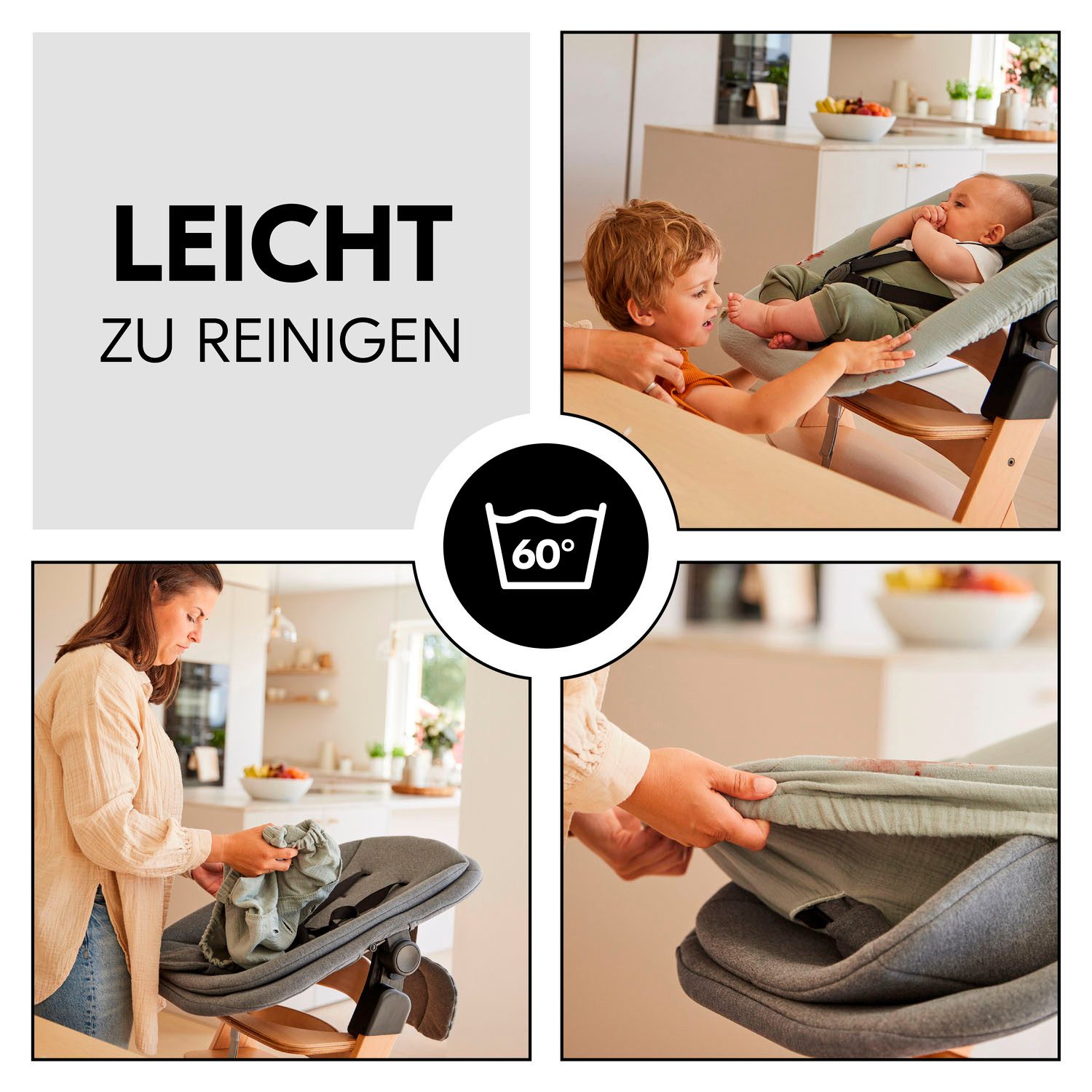 Hauck Wipstoel Highchair Bouncer Cover Beschermhoes voor babywip