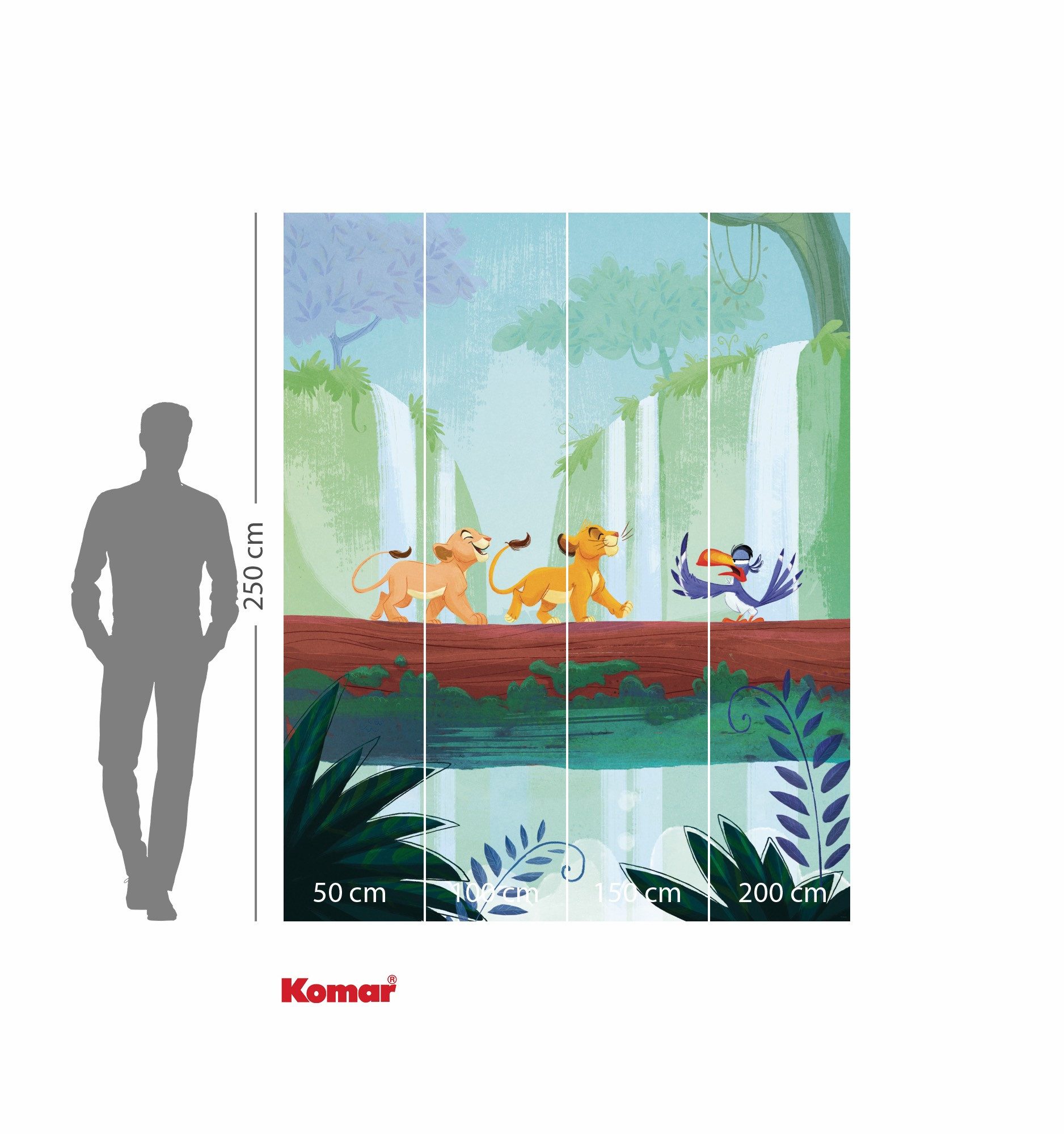 Komar Kinderbehang Disney The Lion King Classic Waterfall (1 stuk)