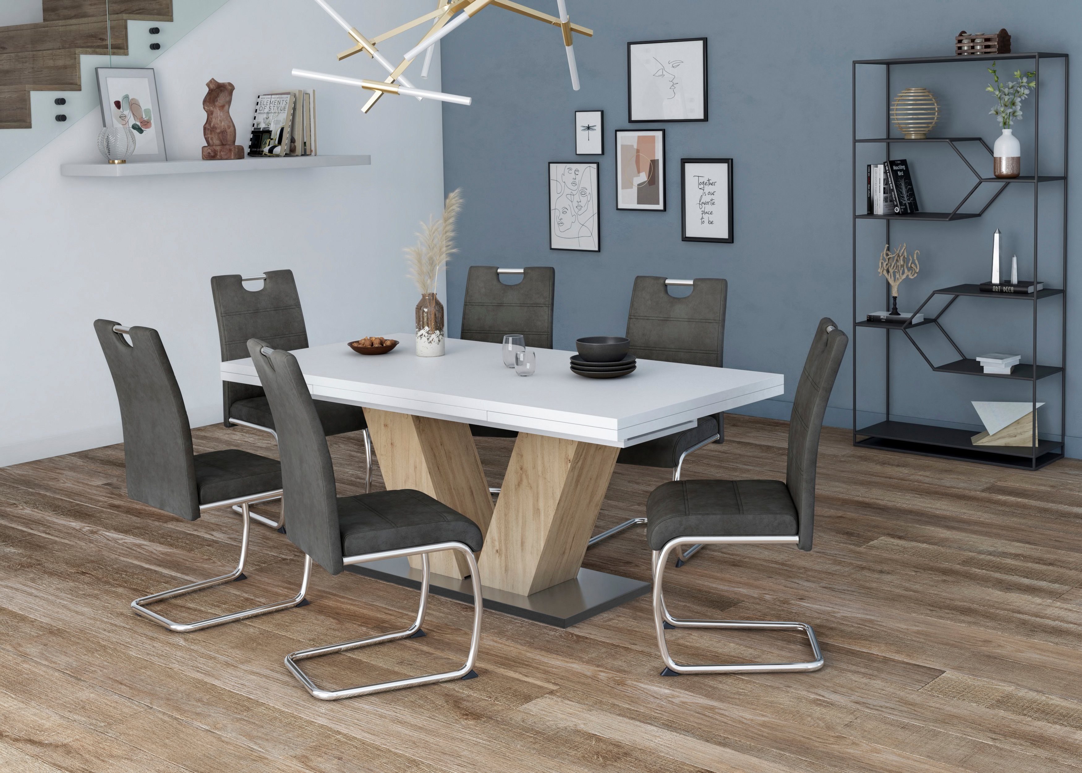 HELA Vrijdragende stoel Flora, eetkamerstoelen