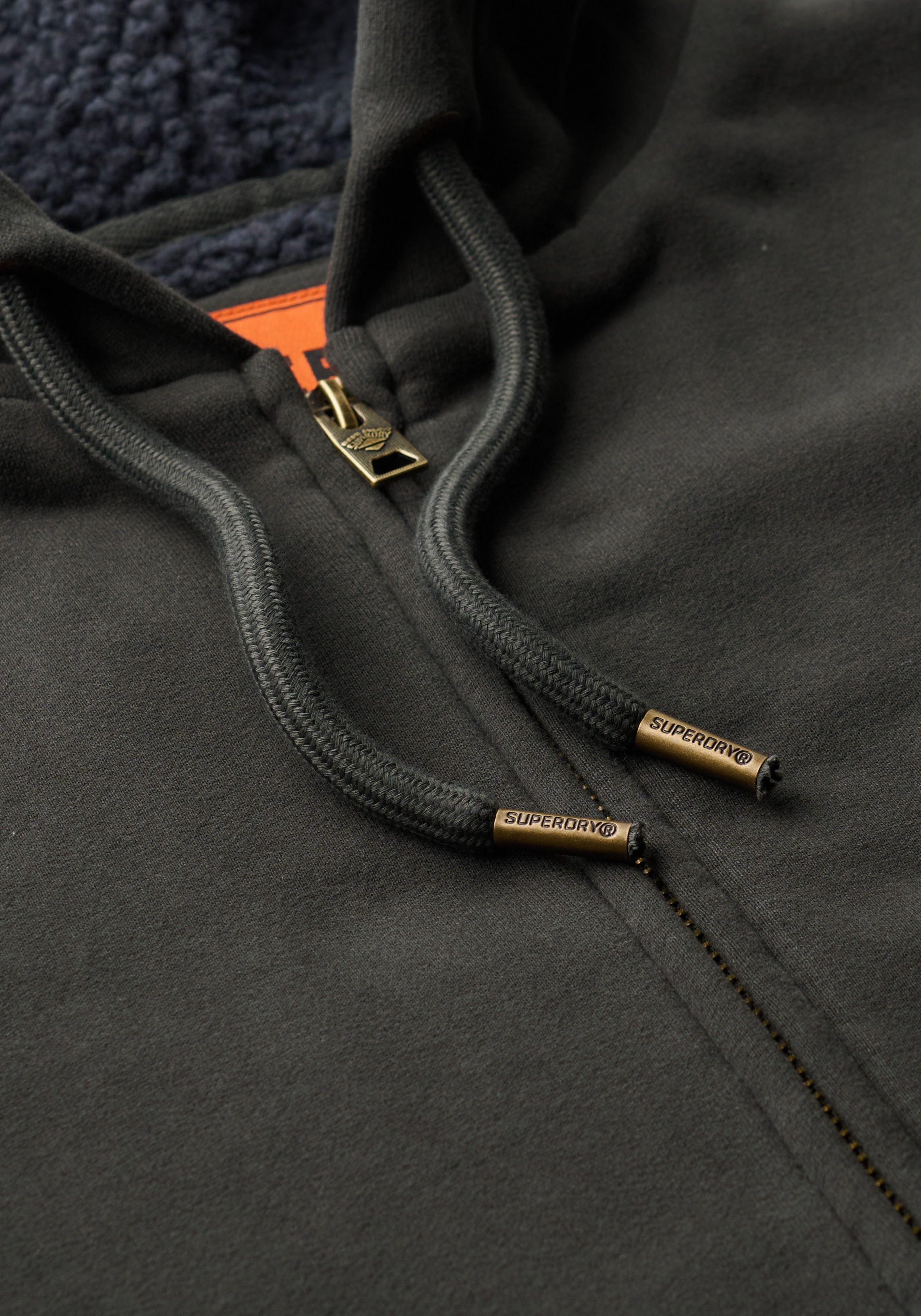 Superdry Capuchonsweatvest Borg Lined Ziphood