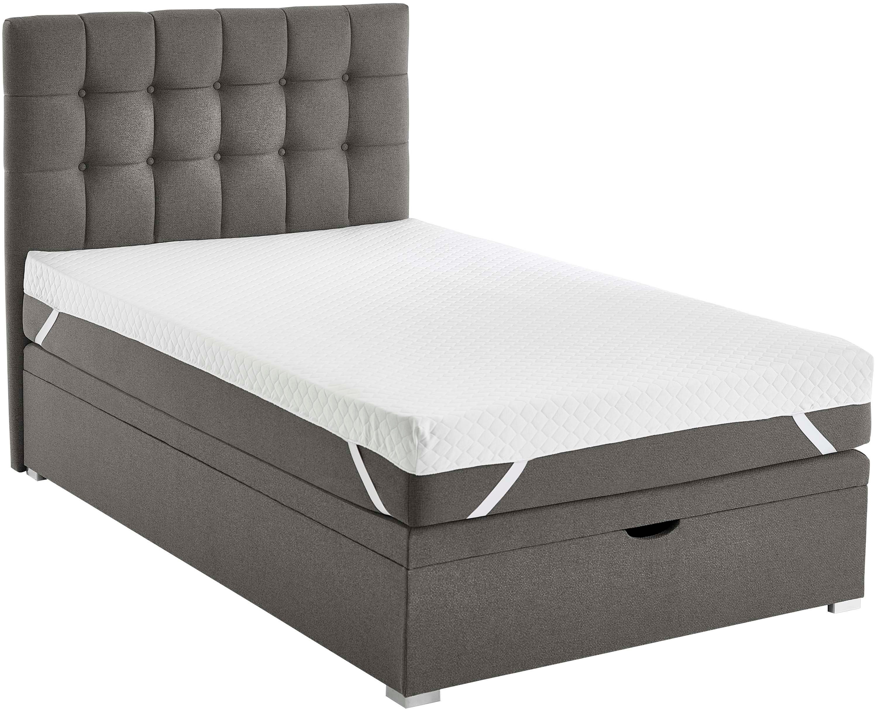 ATLANTIC home collection Boxspring Riona, uitbreidbaar naar een dubbel- en familiebad keuze uit 120x200cm pocketveringmatras of zonder matras