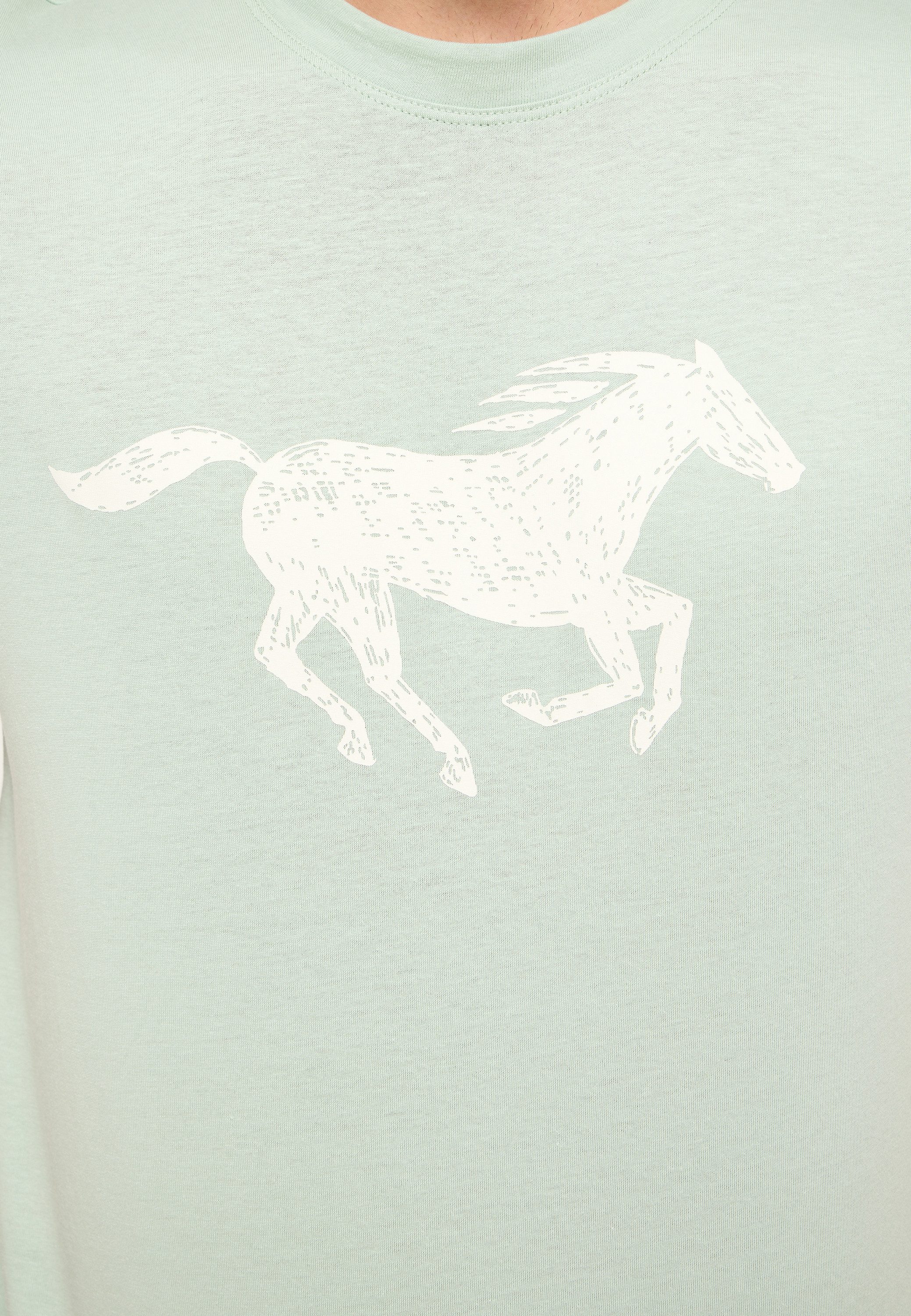 MUSTANG Shirt met korte mouwen Heren stijl Austin