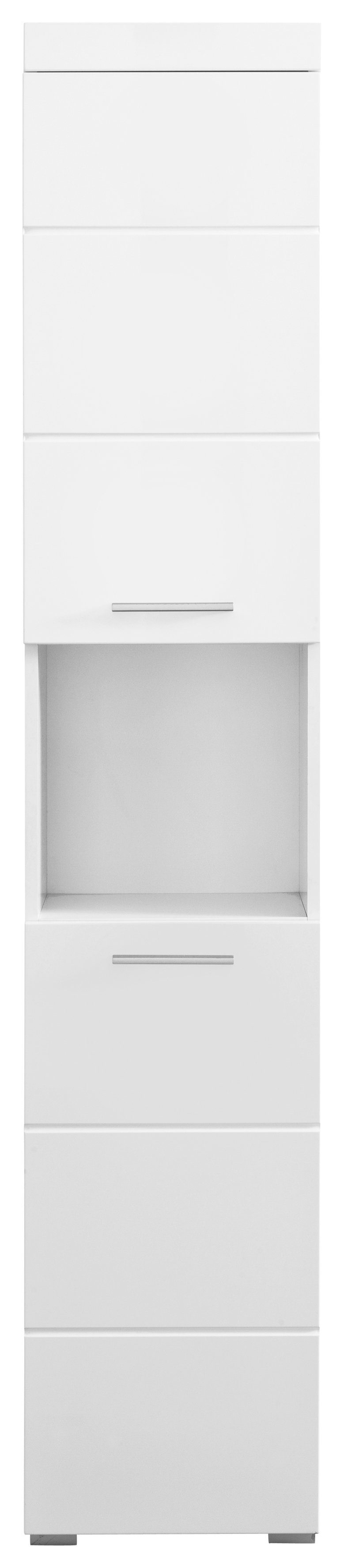 INOSIGN Hoge kast Avena Badkamer hoge kast met open vak, 2 deuren en 2 planken