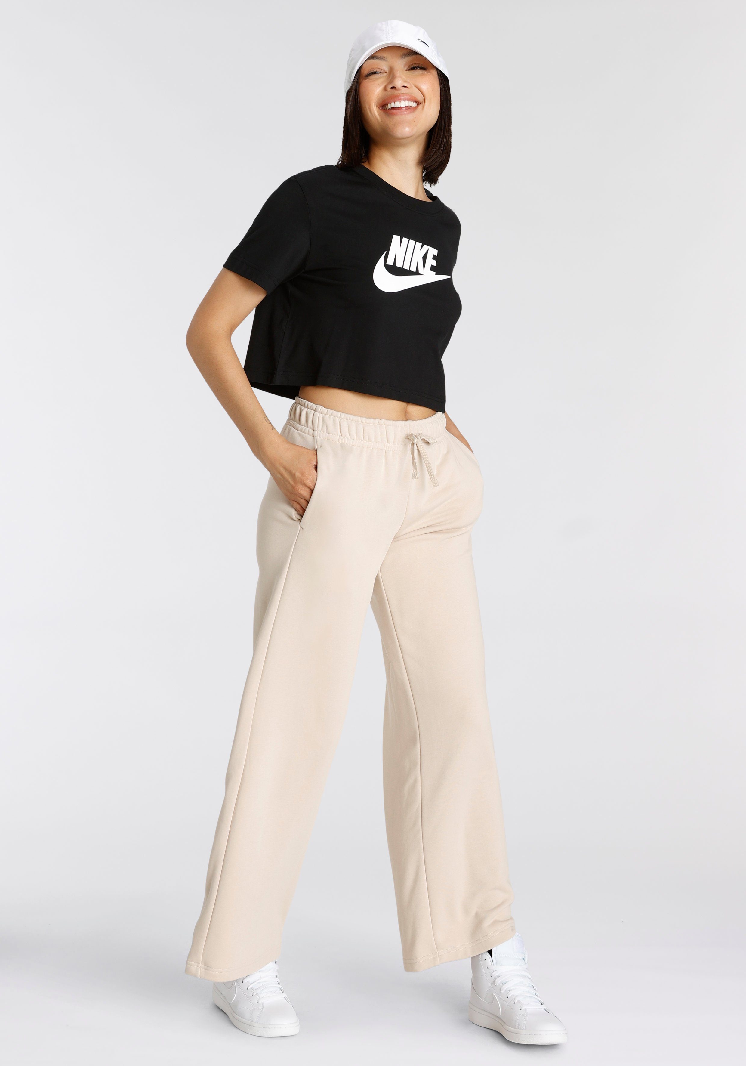 Nike Sportswear T-shirt ESSENTIAL WOMEN'S CROPPED LOGO T-SHIRT