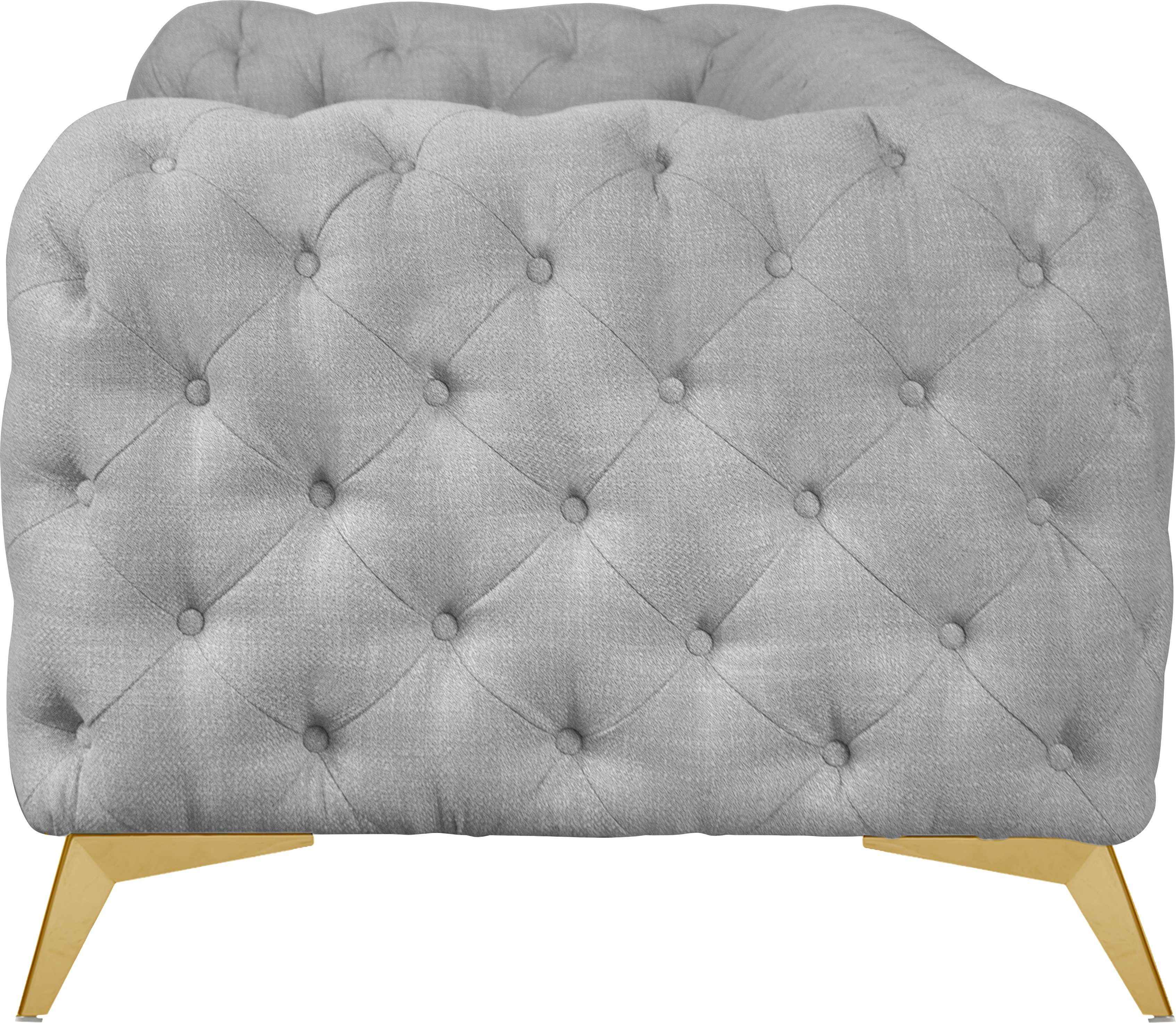 Leonique Chesterfield-bank Glynis luxueuze capitonnage, moderne chesterfield look, kleur van de poten ter keuze