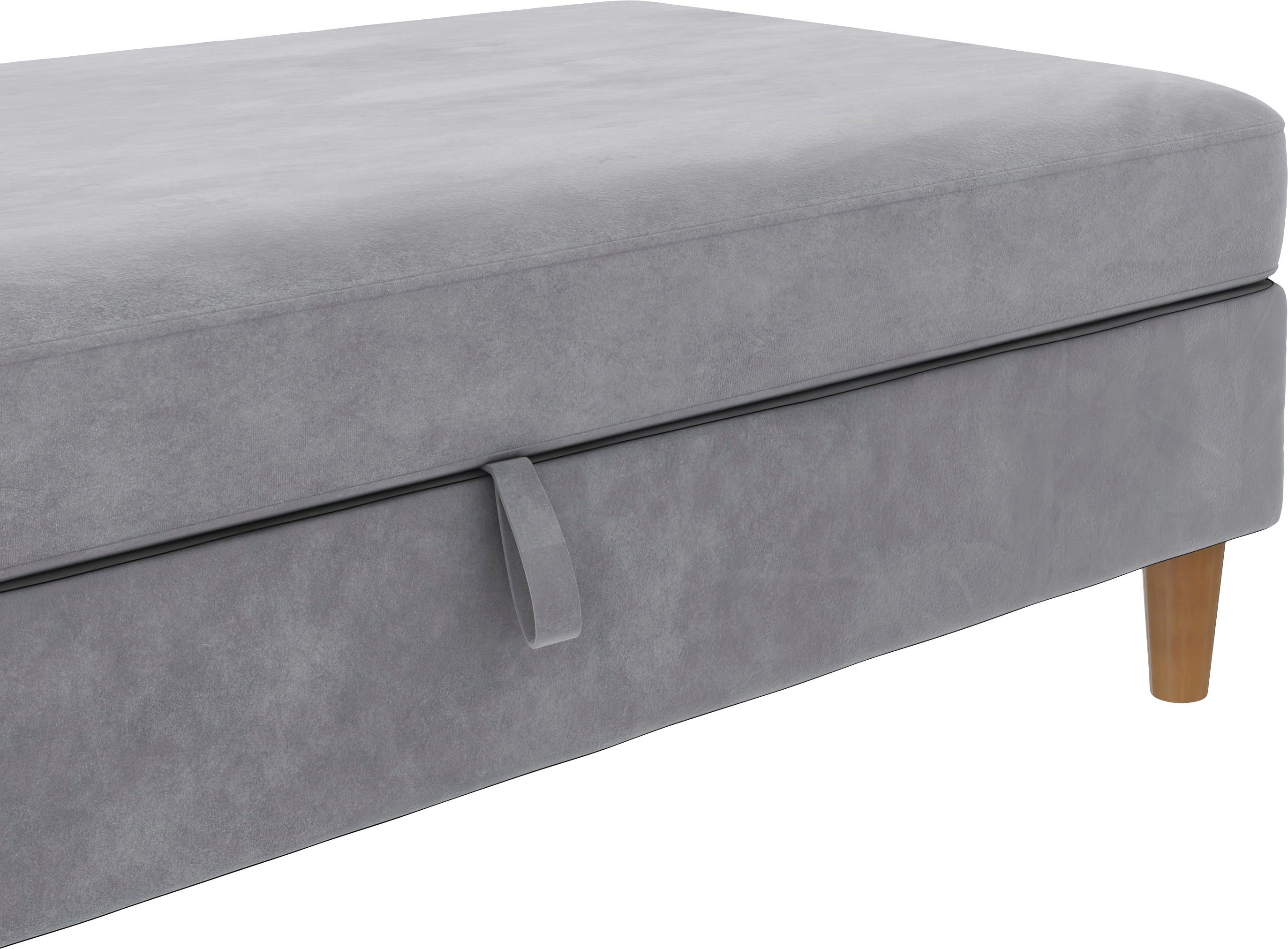 Dorel Home Hocker met bergruimte Lilly met bergruimte, vrij in ruimte plaatsbaar, zithoogte 43 cm (1 stuk)