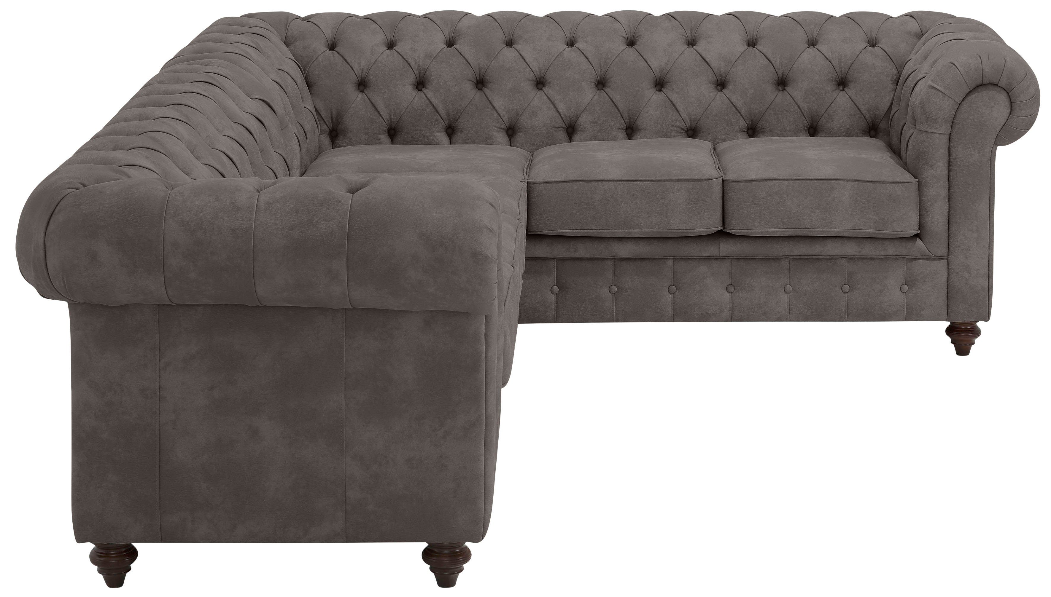 Premium collection by Home affaire Chesterfield-bank CHESTERFIELD met knoopsluiting, ook in leer