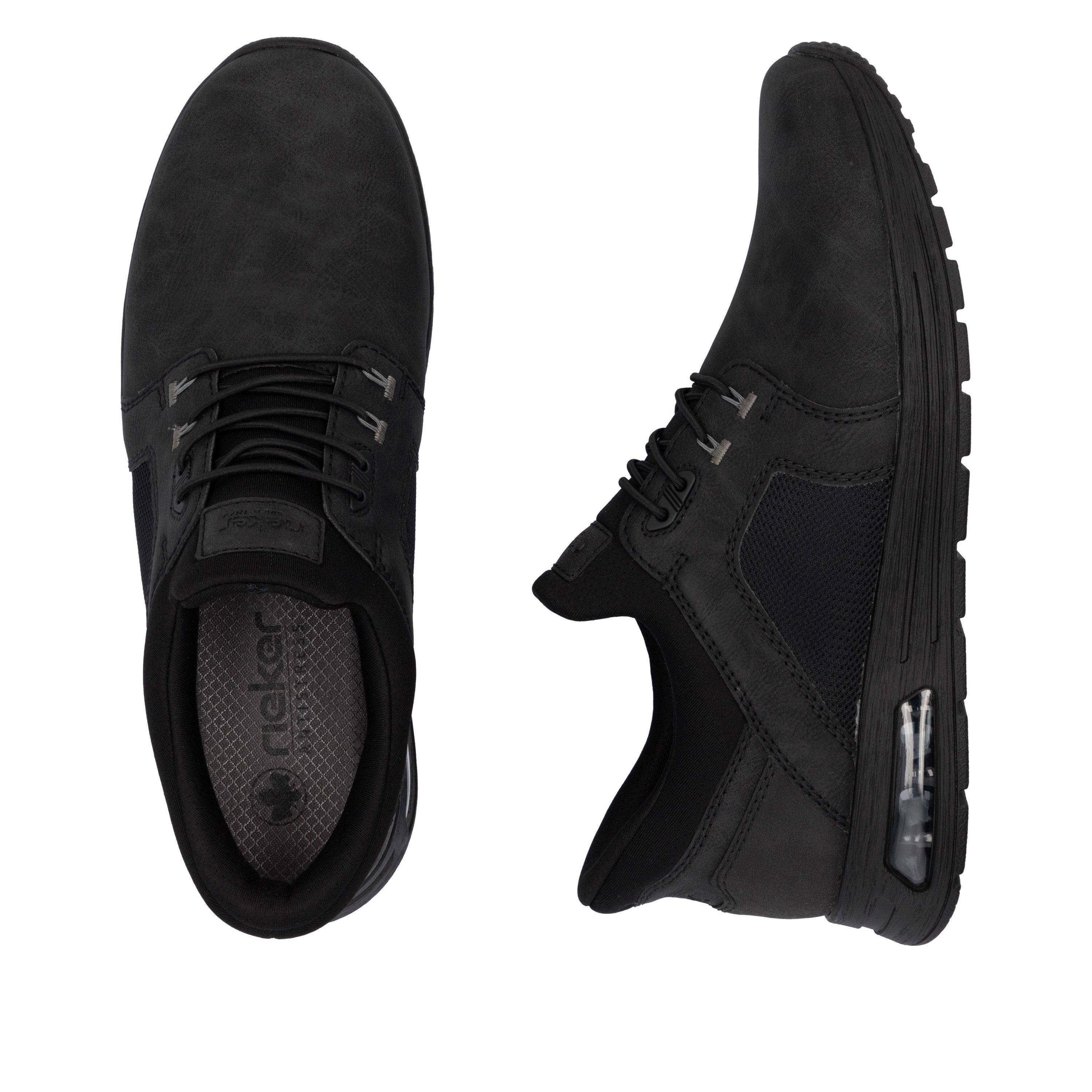 Rieker Slip-on sneakers , vrijetijdsschoen, lage schoen, instapschoen met gewatteerde schacht