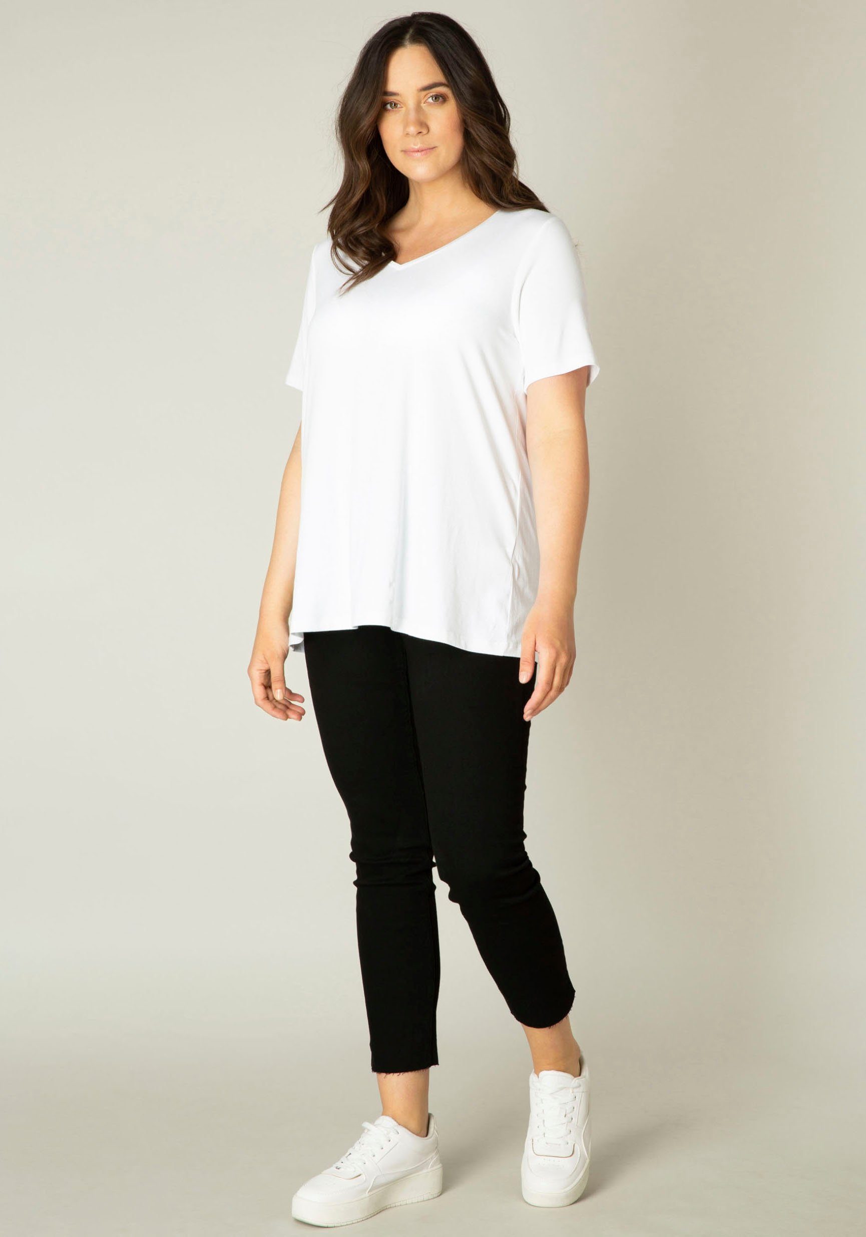 Base Level Curvy T-shirt Alba Soepelvallende, vormvaste kwaliteit