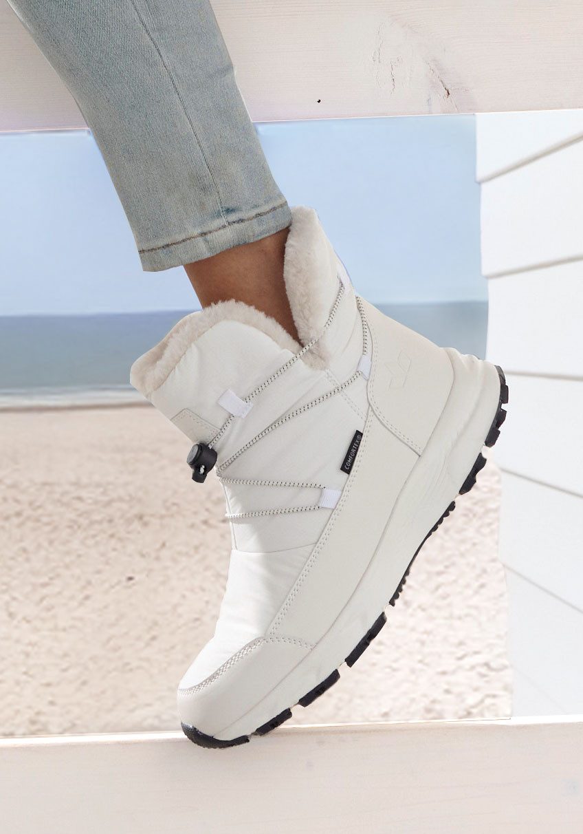 Lascana Laarsjes Outdoorlaarzen, winterlaars van waterafstotend materiaal met warmfutter