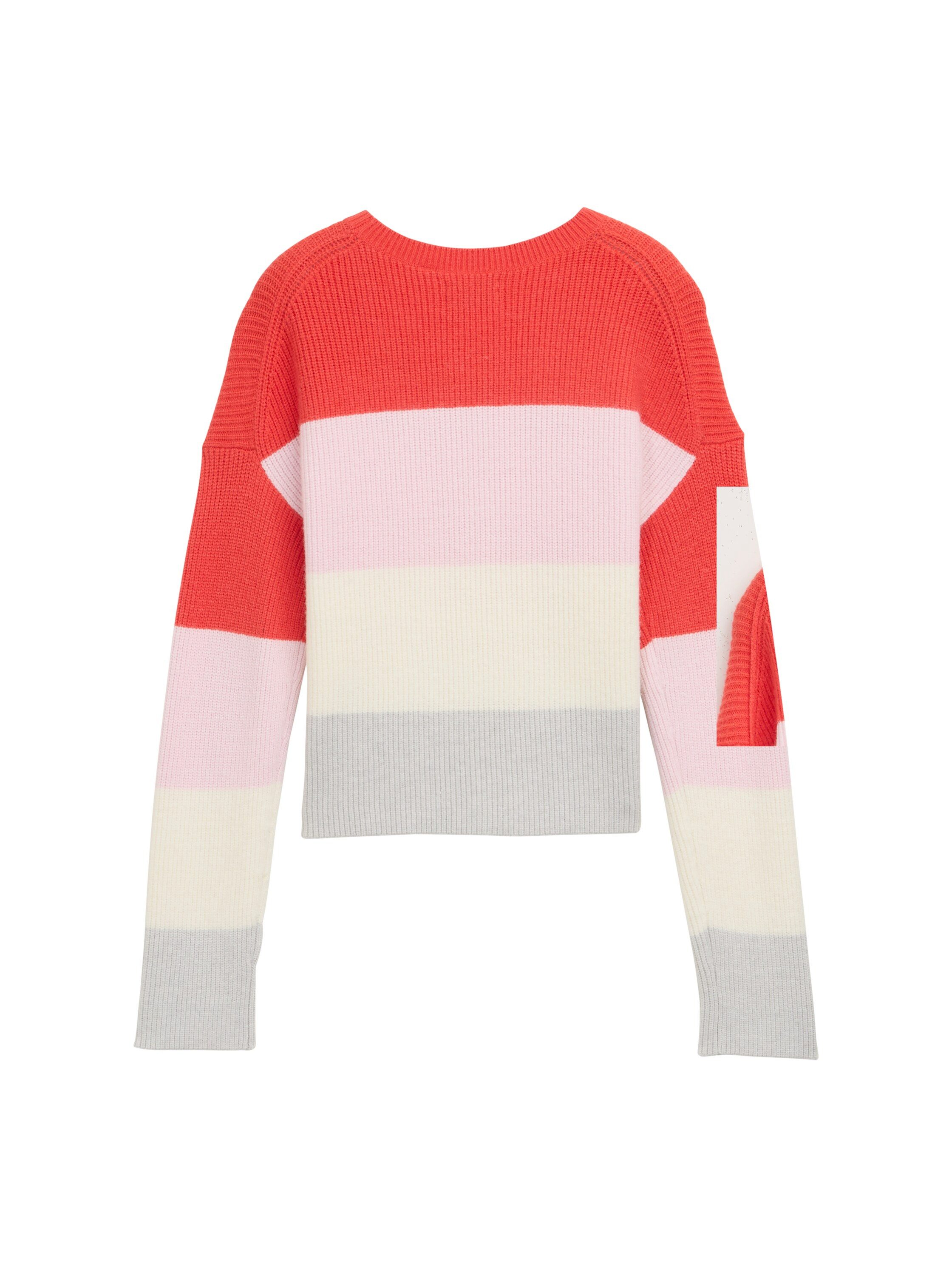 Tom Tailor Gebreide trui met colourblocking