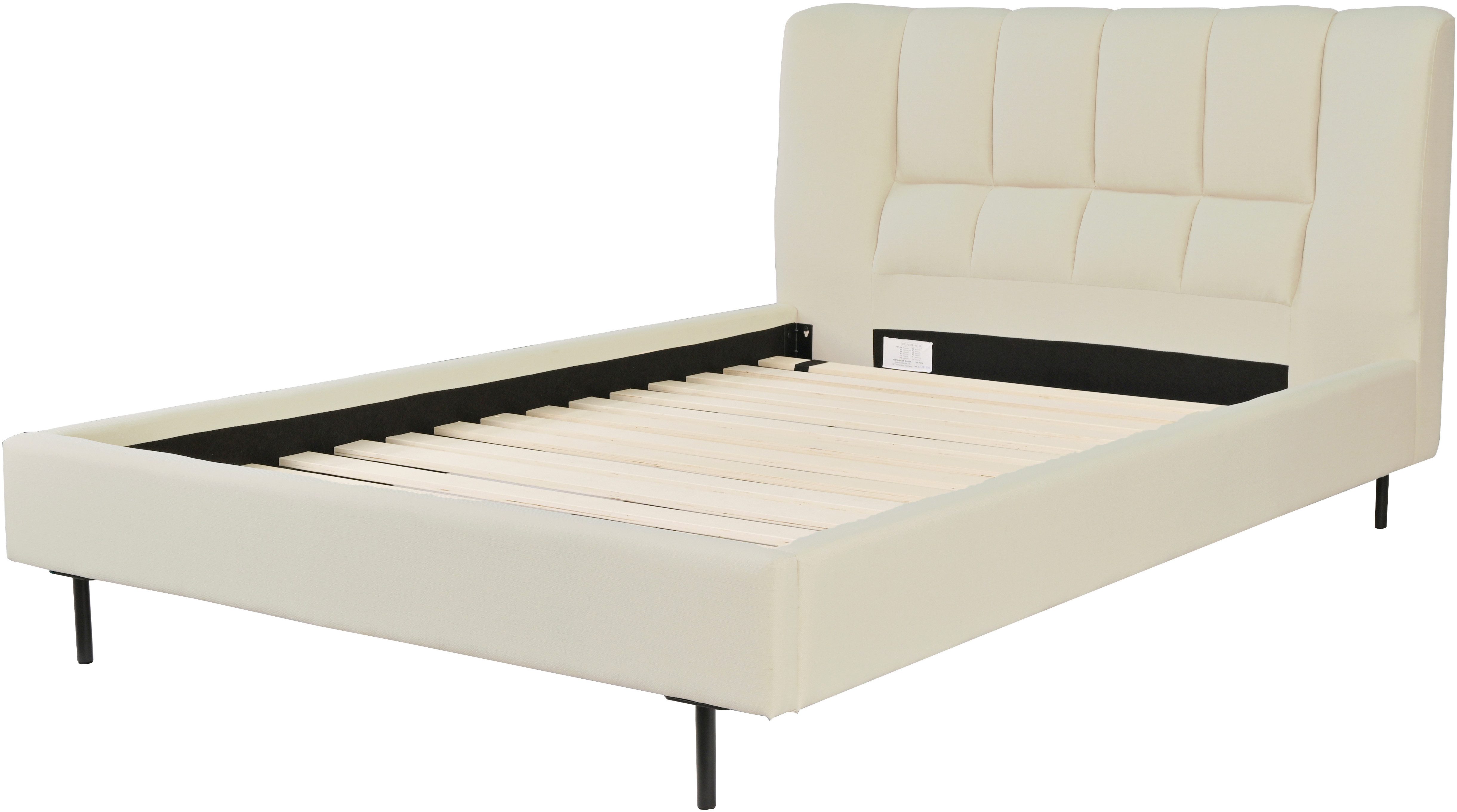 Leonique Gestoffeerd bed Silene inclusief lattenbodem, verkrijgbaar in 140 & 180 cm breedte