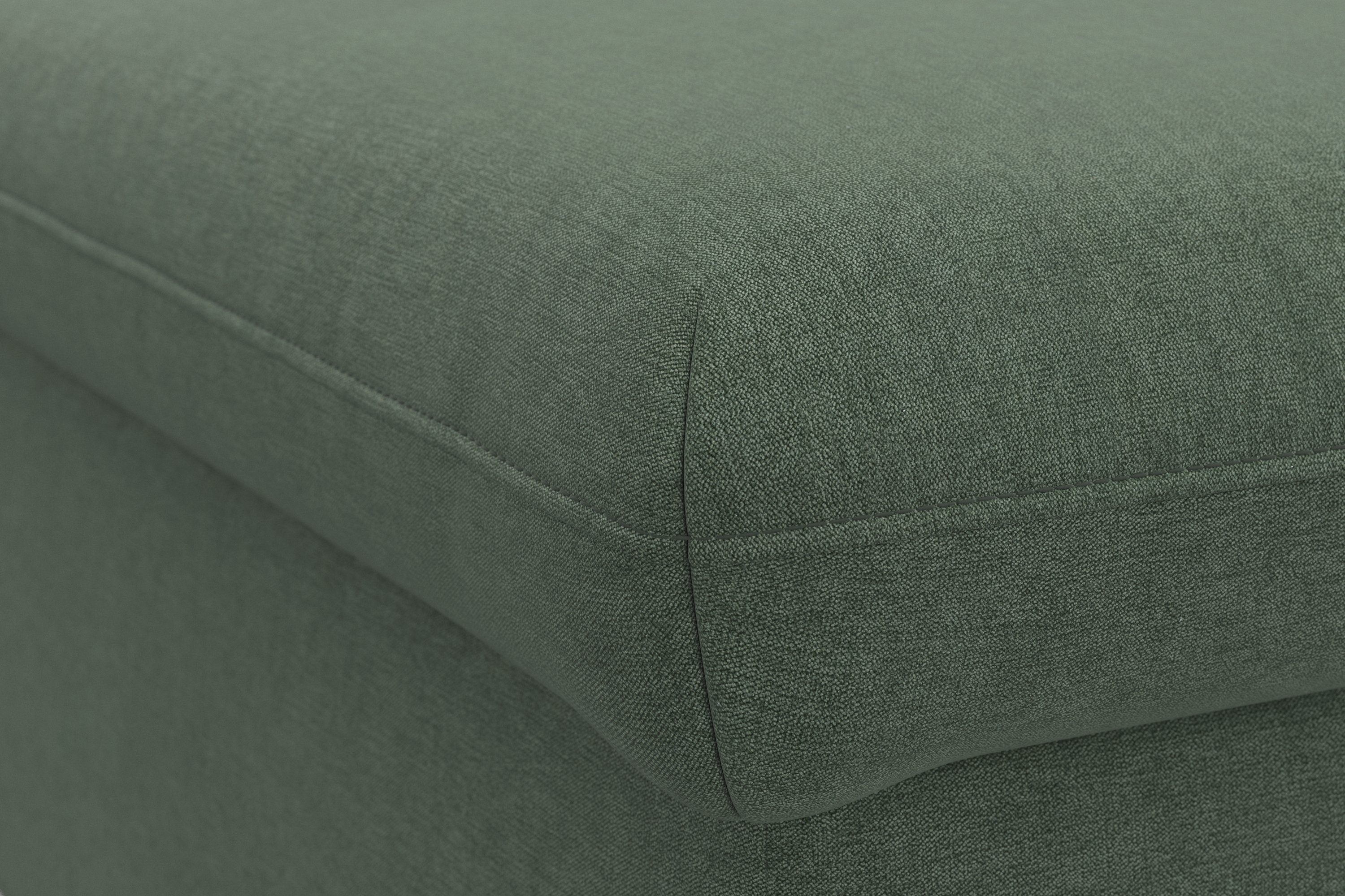DOMO collection Hocker Topmatras met golfvering, op kunststof glijders
