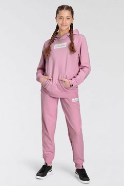 ellesse joggingpak cercare jnr jog suit (set, 2-delig) roze