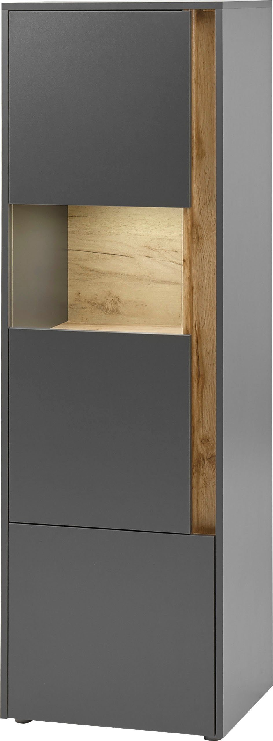 INOSIGN Vitrinekast City/Giron Hoogte ca. 155 cm
