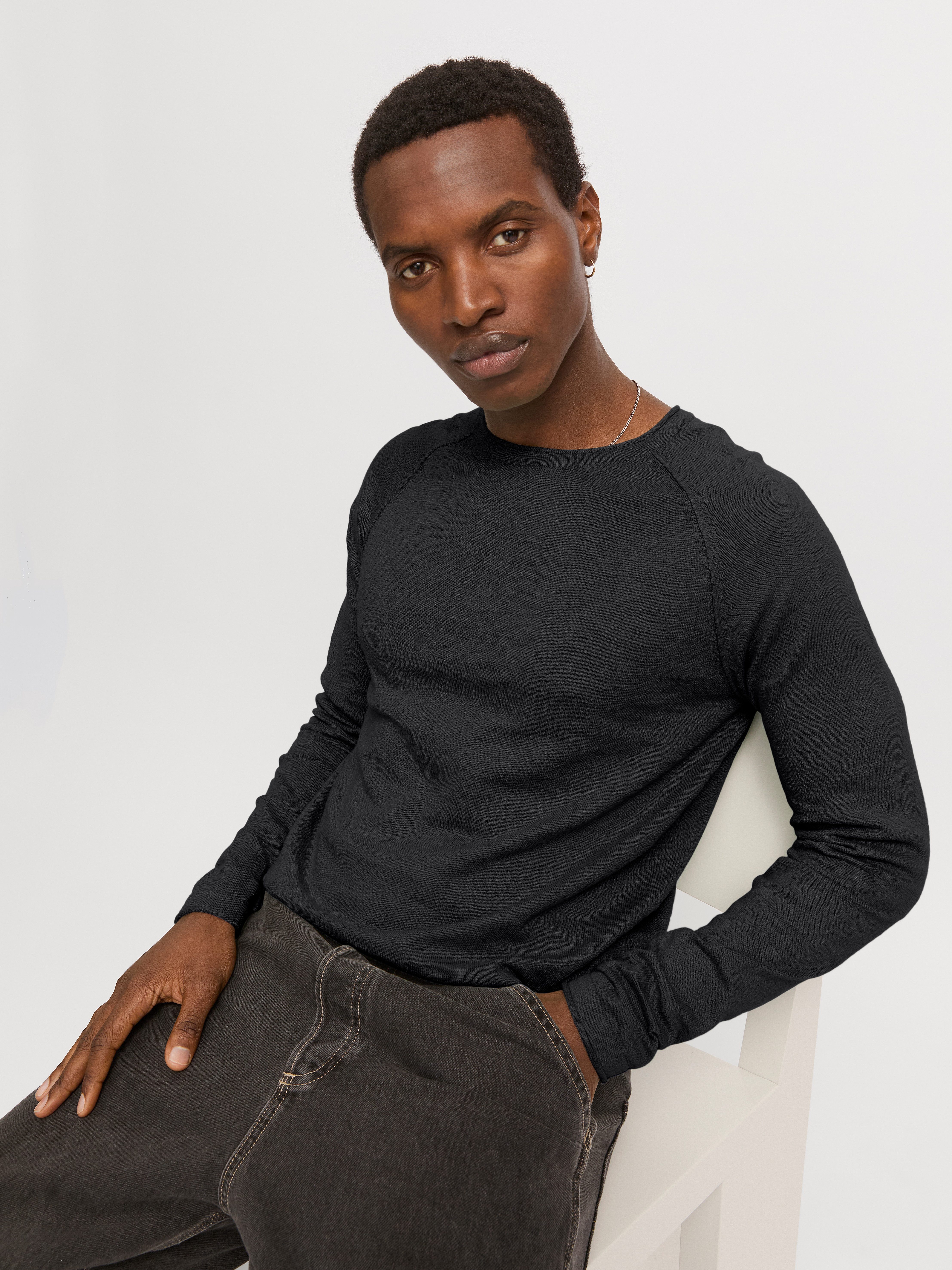 Jack & Jones Trui met ronde hals JJEBREEZE KNIT CREW NECK SN