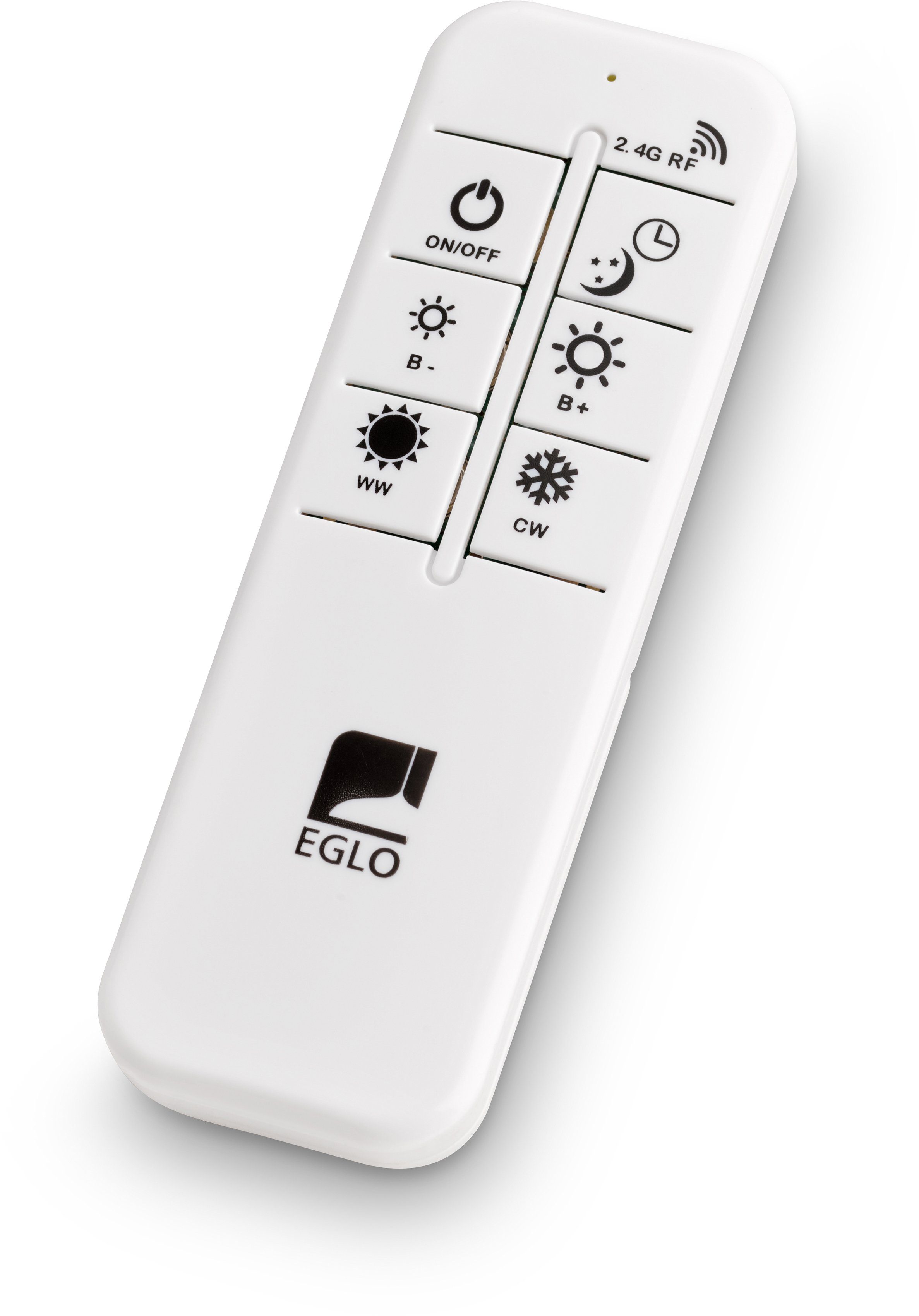 EGLO Led-plafondlamp Palmaves Plafondlamp wit, met afstandsbediening, nachtlicht, dimbaar, lamp (1 stuk)