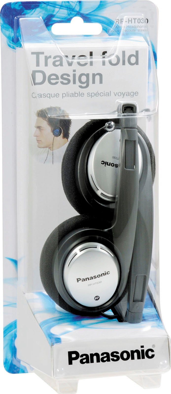 Panasonic On-ear koptelefoon RP-HT030 Lichtgewicht beugel-