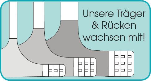 Nuance Minimizer-bh met beugel en brede, gevoerde bandjes, van mooi glanzend jacquard