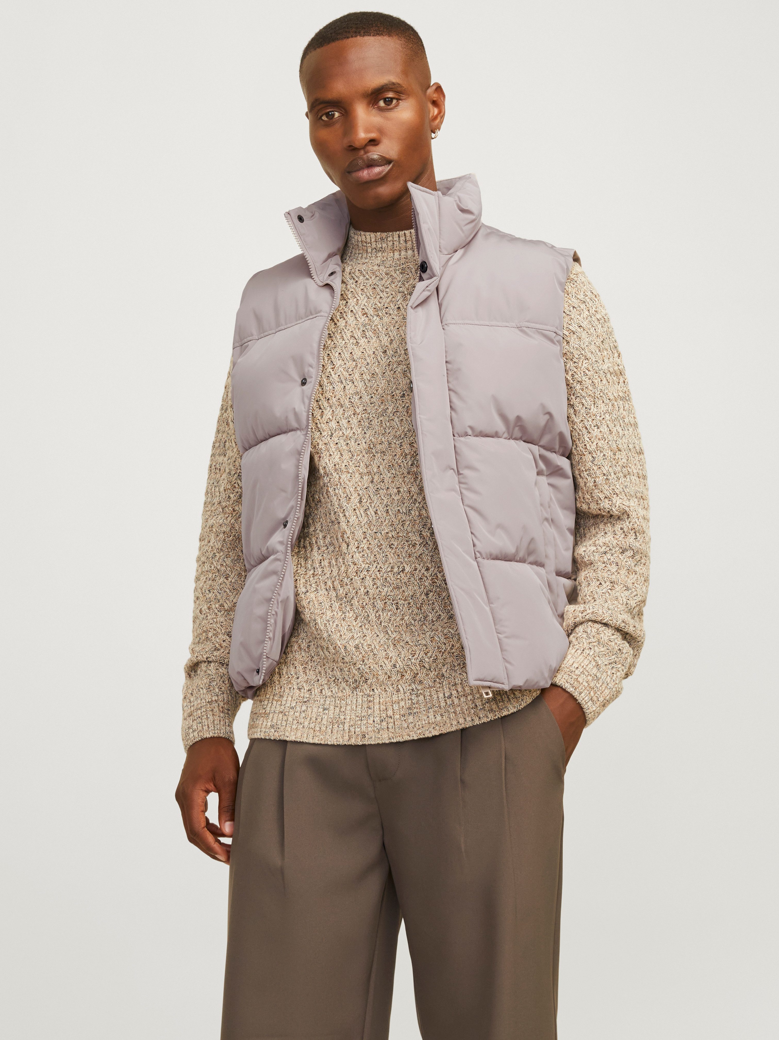 Jack & Jones Bodywarmer JJEBRADLEY BODYWARMER SN heren bodywarmers maat S grijs