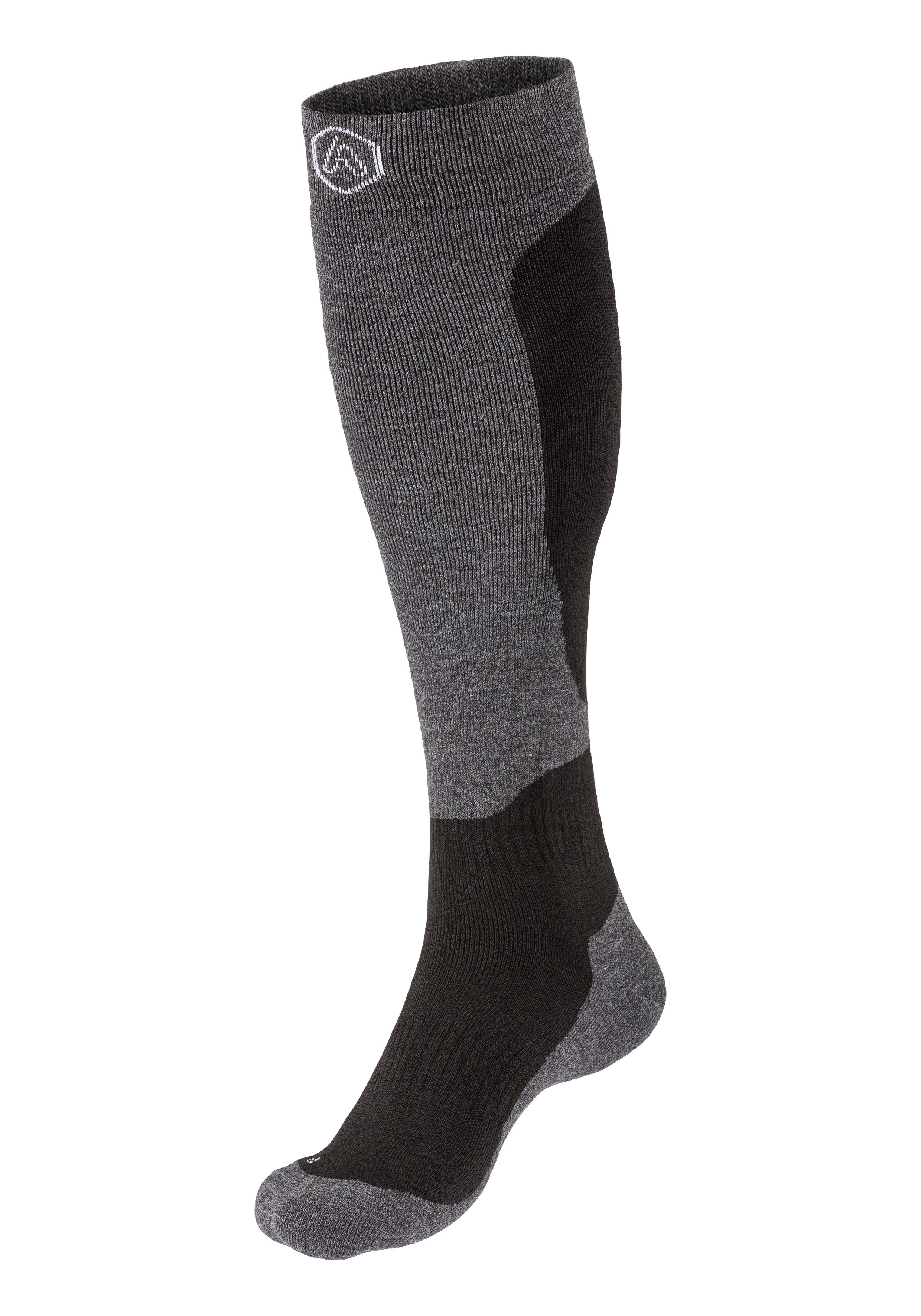 Apollo Kniekousen ADULTS SKI SOCKS DESIGN Unisex, hoog, met logoborduring in twee verschillende ontwerpen (2 paar, Set van 2)