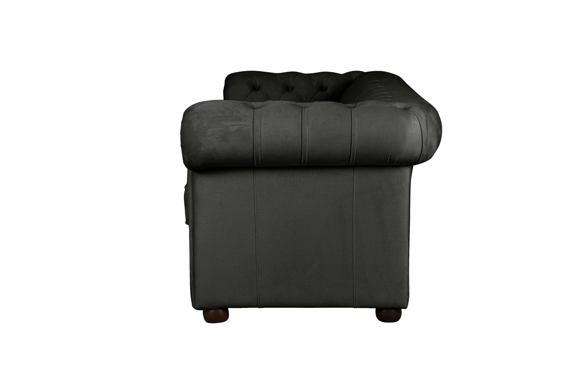 Home affaire 2-zitsbank CHARENTE, Chesterfield bank, golfvering, afmetingen: B/D/H: 147/89/74 cm