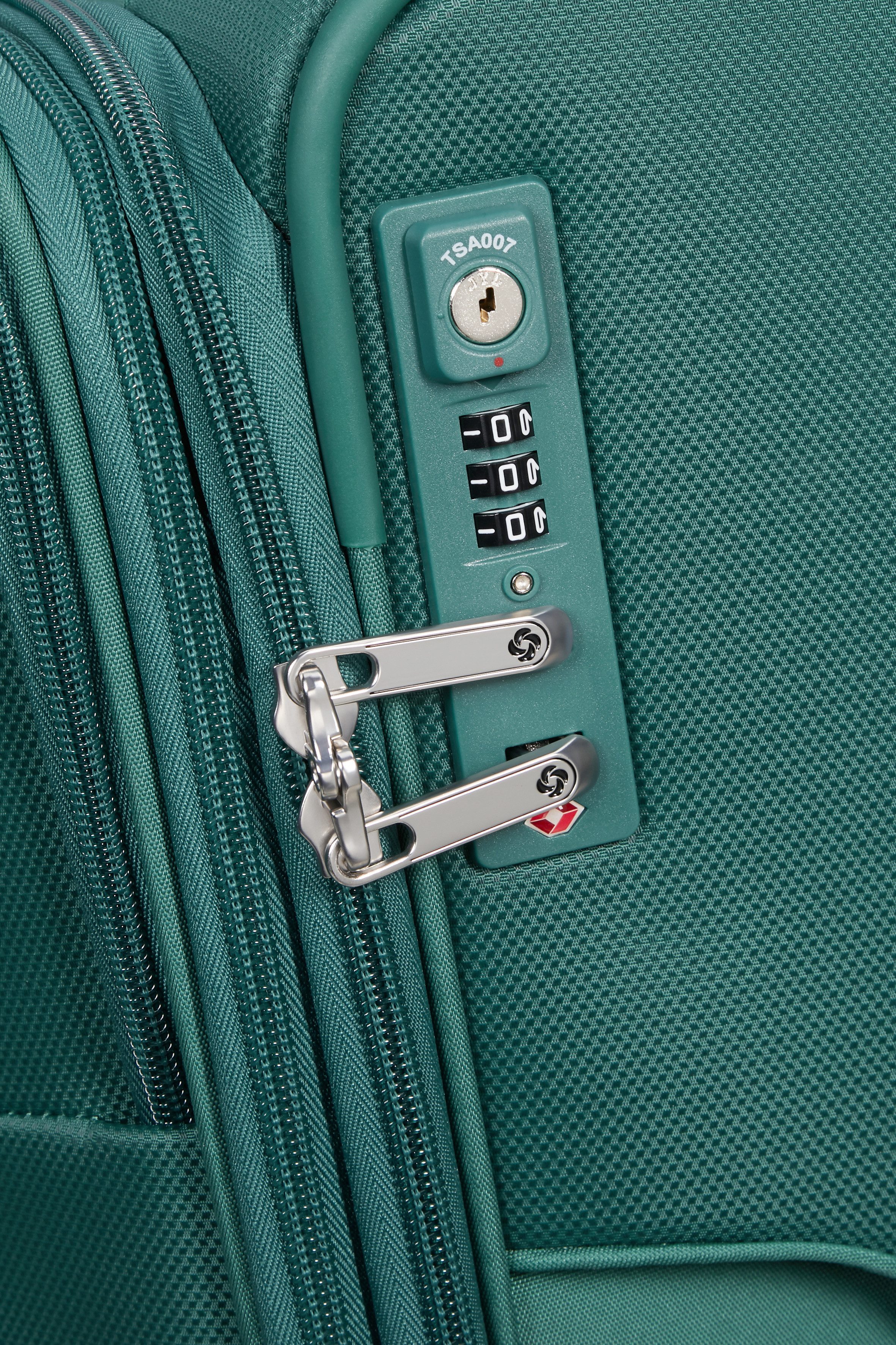 Samsonite Zachte bagage trolley D'LITE Harde koffer reiskoffer TSA-cijferslot in klassiek ontwerp