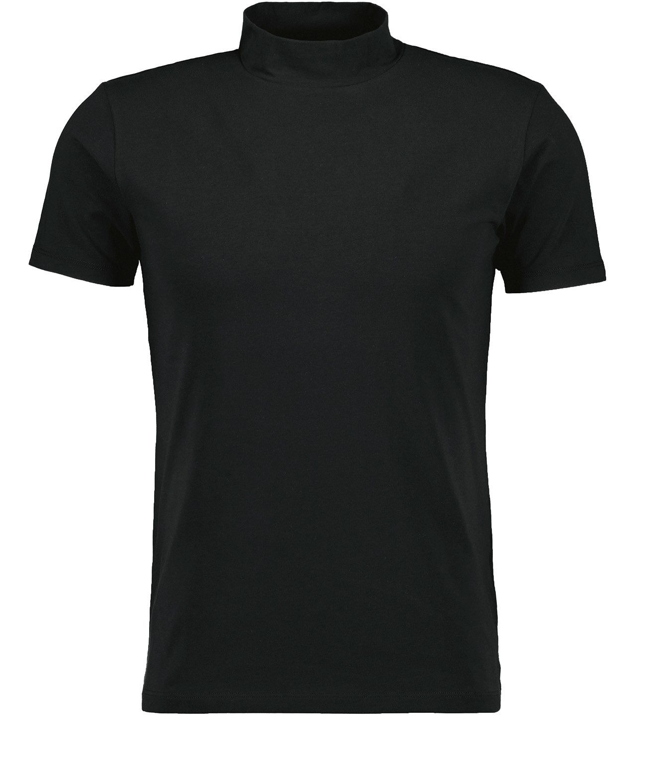RAGMAN Shirt met staande kraag heren t-shirts maat XL zwart