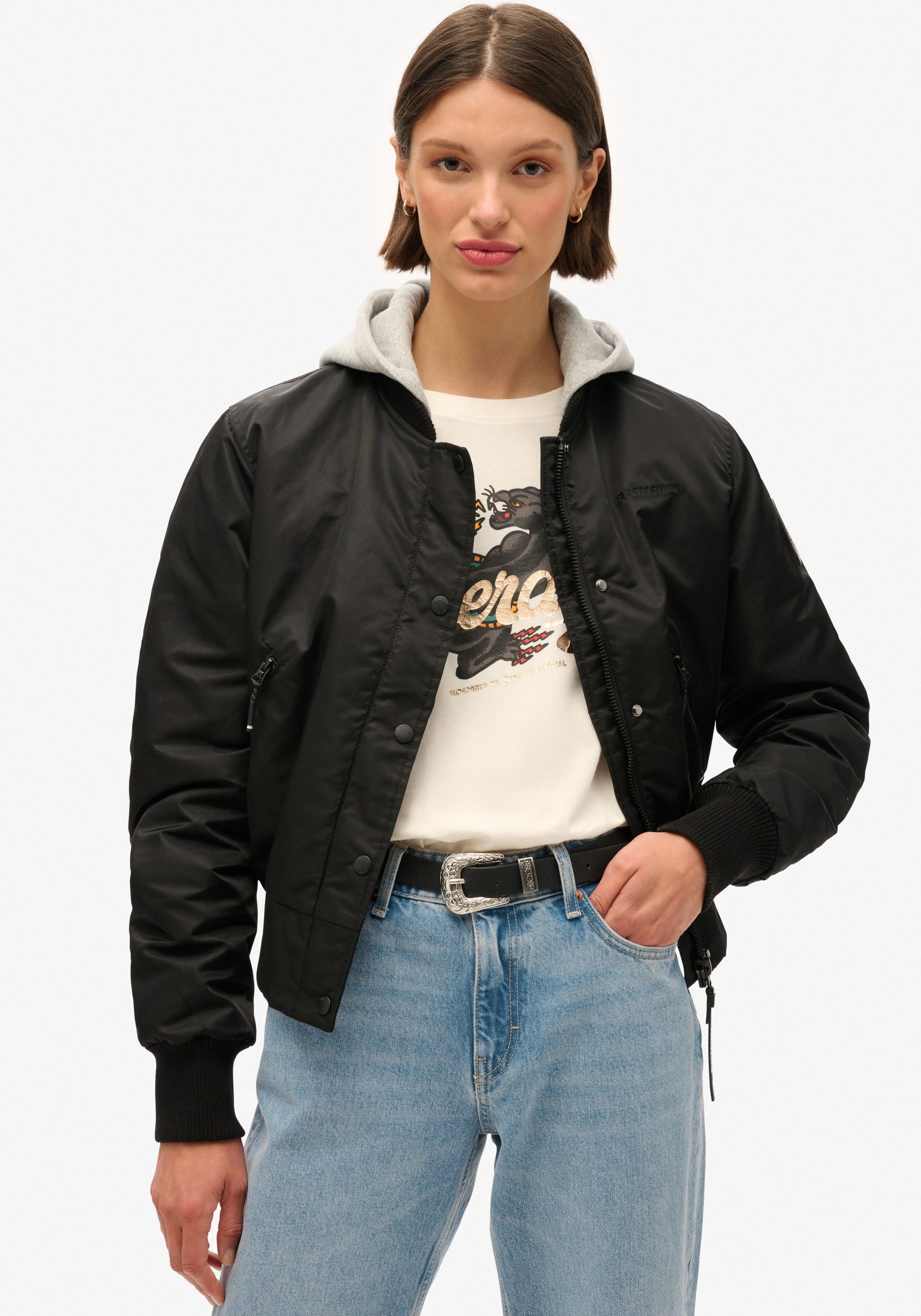 Superdry Shirt met print Tattoo Script Relaxed Tshirt