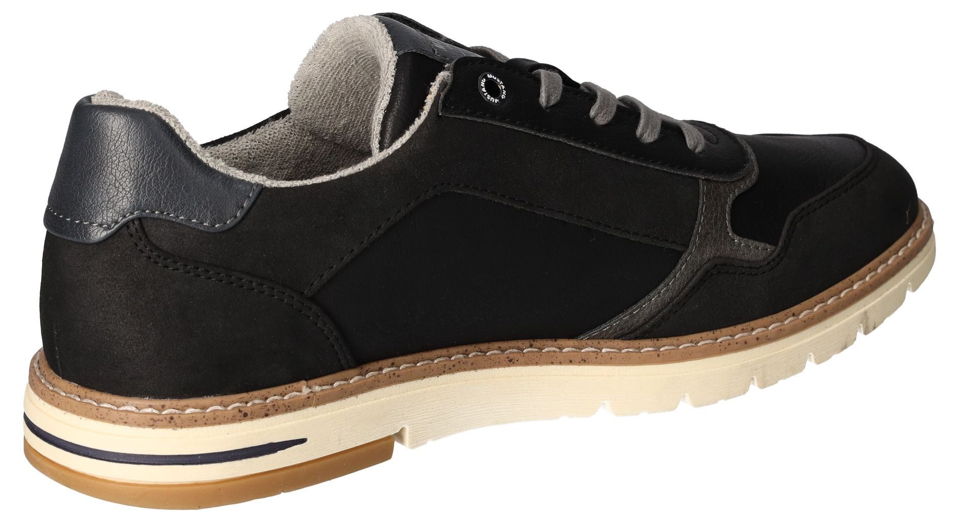Mustang Shoes Veterschoenen met rits, vrijetijdsschoen, lage schoen, veterschoen