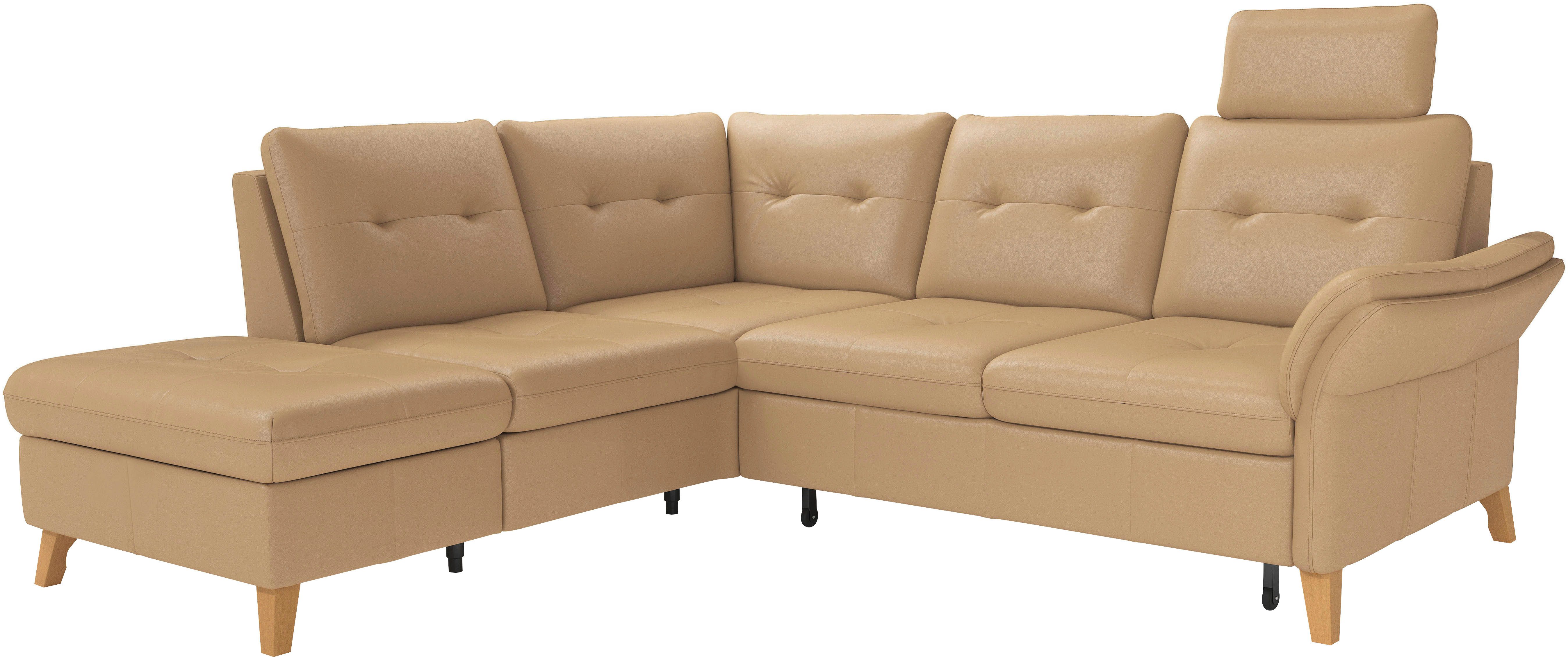 sit&more Hoekbank Göteborg inclusief zitdiepteverstelling, optioneel met bedfunctie & bedlade