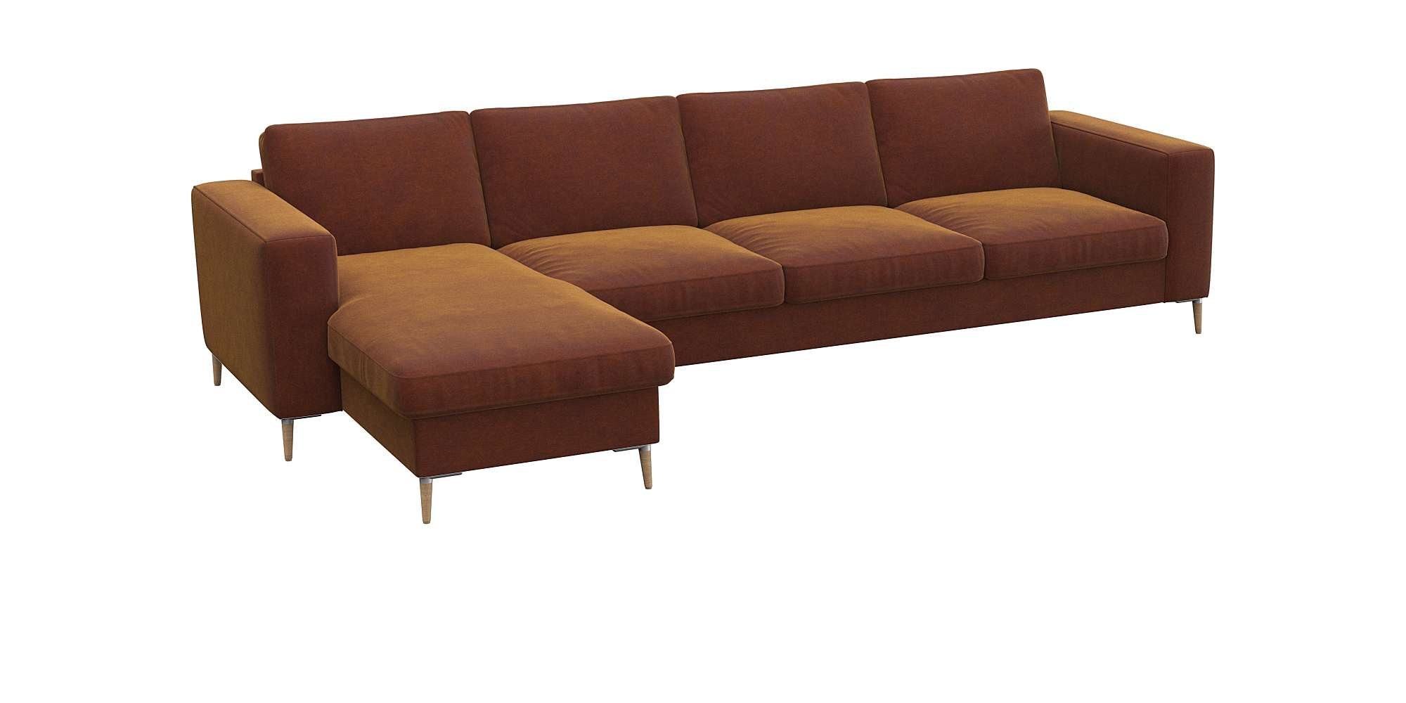 FLEXLUX Hoekbank Fiore, super comfortabel door hoogwaardige zitconstructie met koudschuim