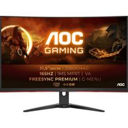 aoc curved-gaming-monitor cq32g2se-bk, 80 cm - 31,5 ", qhd zwart