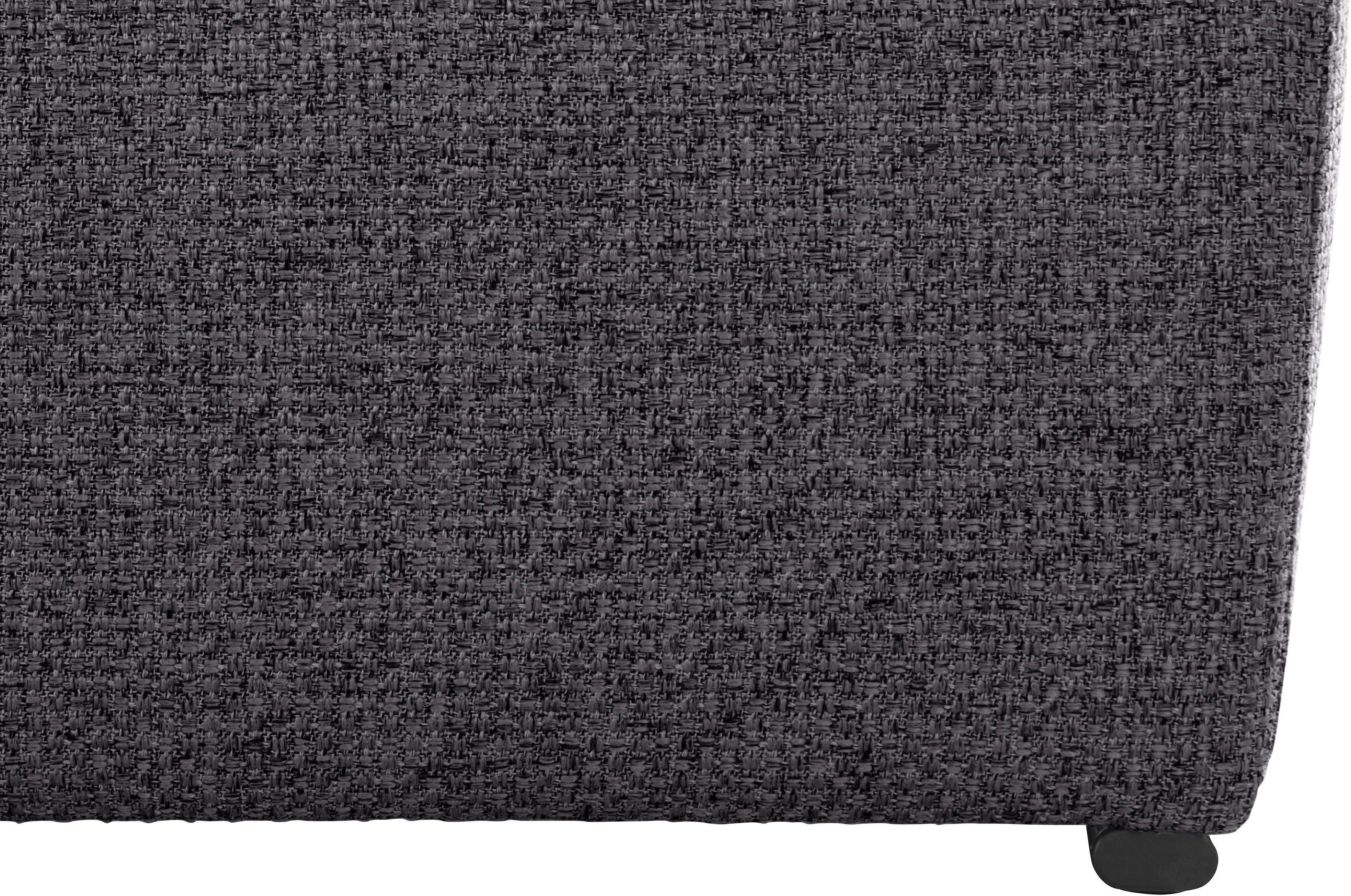 DOMO collection Hoekbank Lagoa, moderne zittingstikking, comfortabel en comfortabel, L-Vorm naar keuze met slaapfunctie, vrij plaatsbaar, grote veelvoud aan kleuren