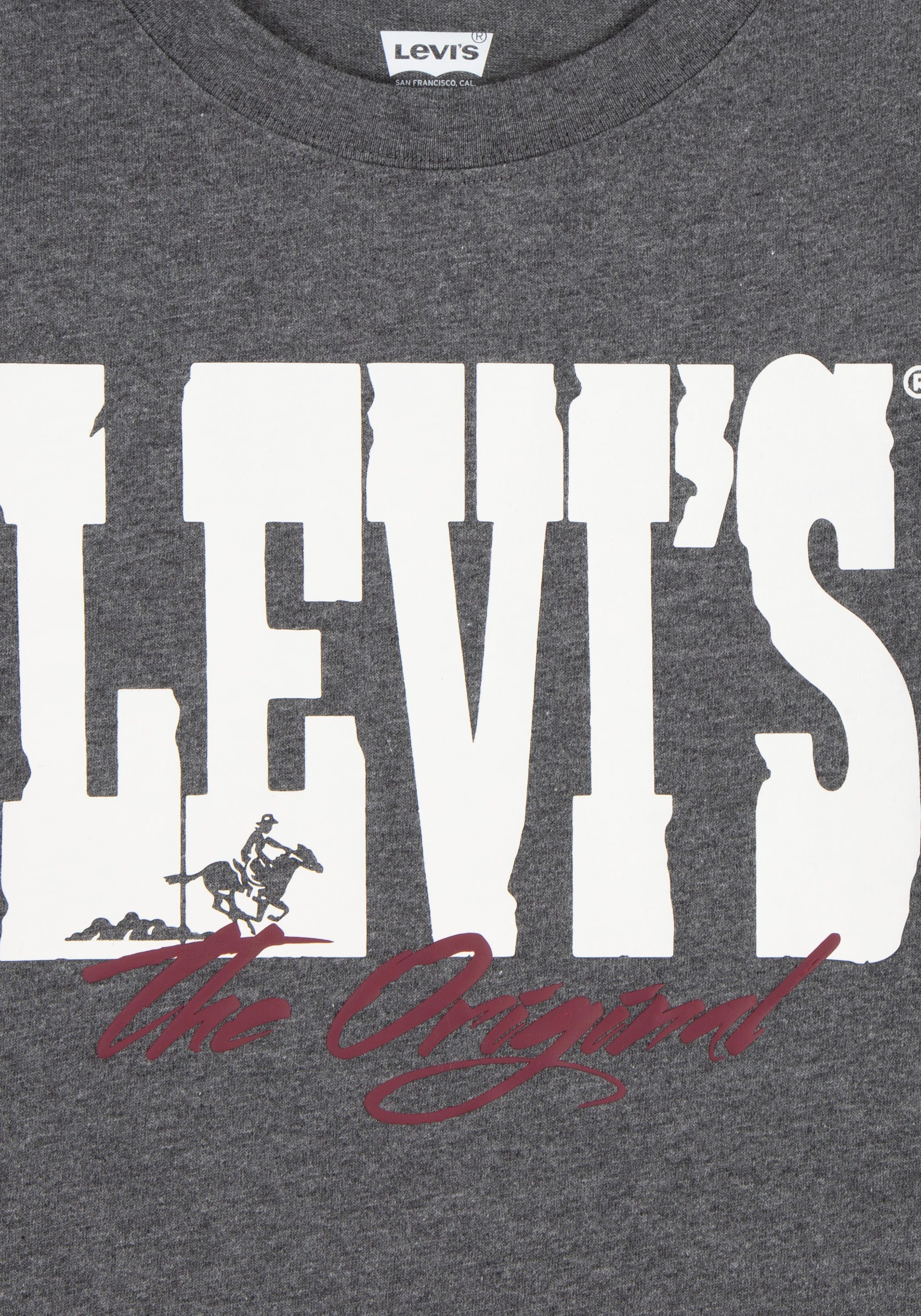 Levi's Kidswear Shirt met lange mouwen LVB YEE-HAW LS TEE