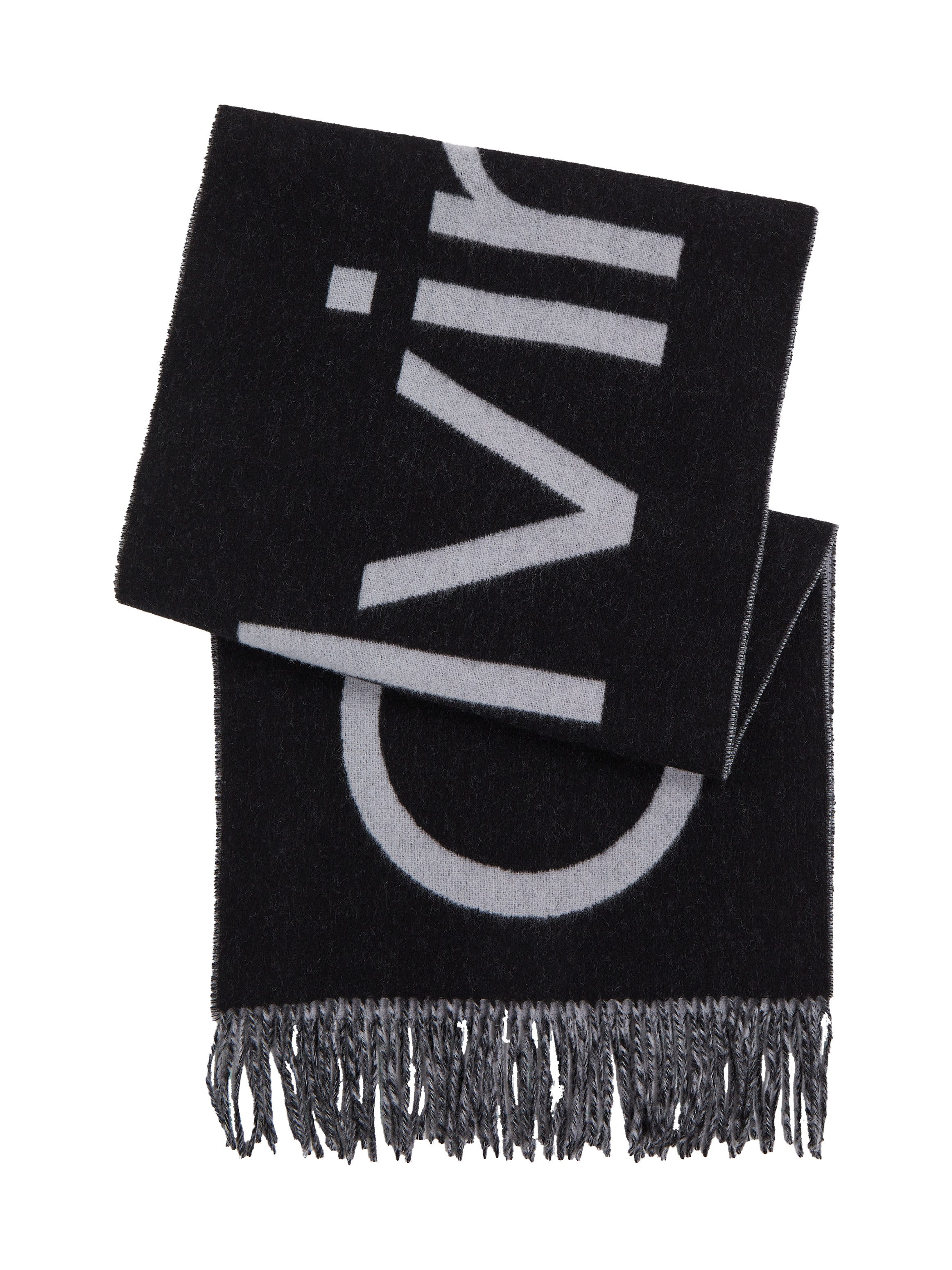 Calvin Klein Sjaal CLASSIC WOOL SCARF SIGNITURE