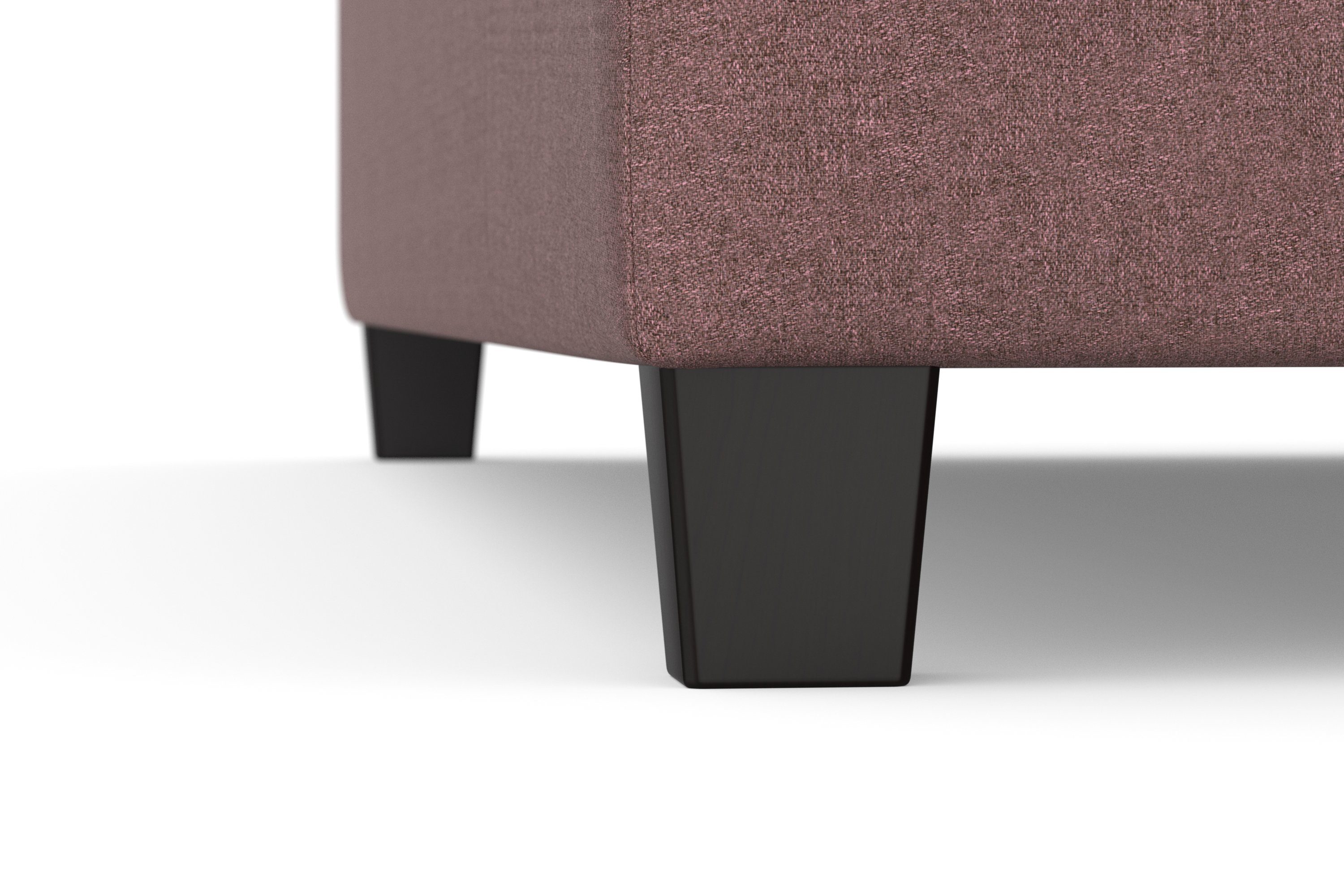 DOMO collection Hoekbank Florentina tijdloos en elegant, zitnaden als designelement, L-vorm