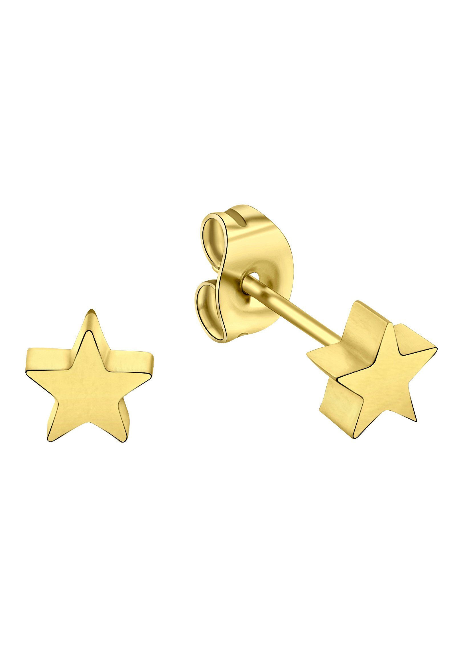 Firetti Oorstekers Sieraad cadeau oorbellen ster dames oorbellen goud(kleur)