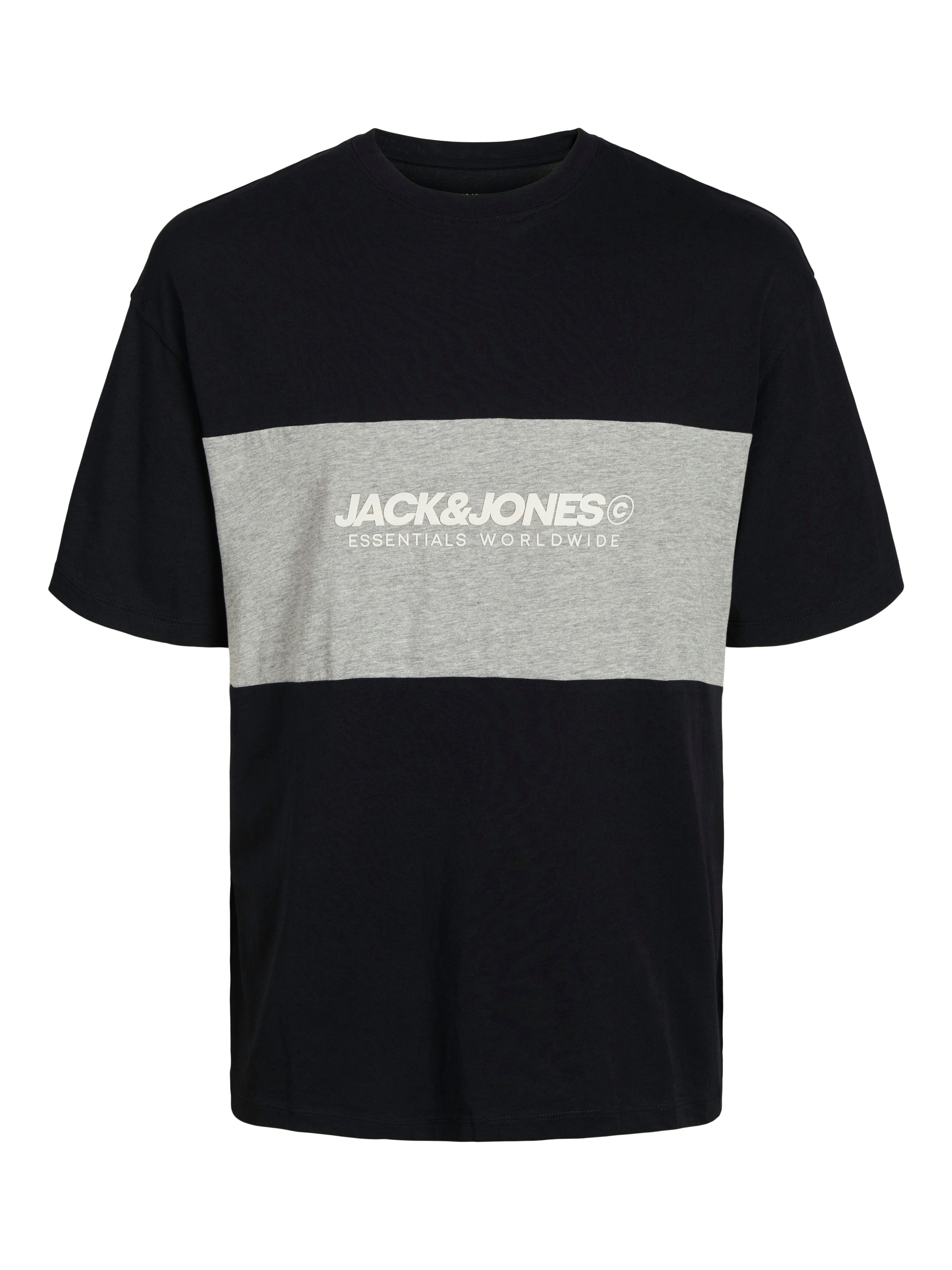 Jack & Jones Shirt met ronde hals JJELEGACY BLOCKING TEE SS O-NECK NOOS