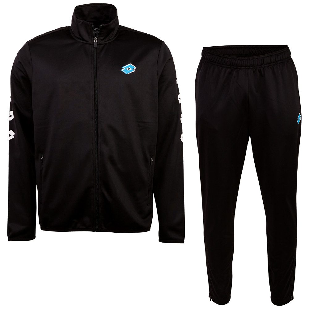 lotto Trainingspak - met logo prints op de schouders heren trainingspakken maat S (44/46) zwart