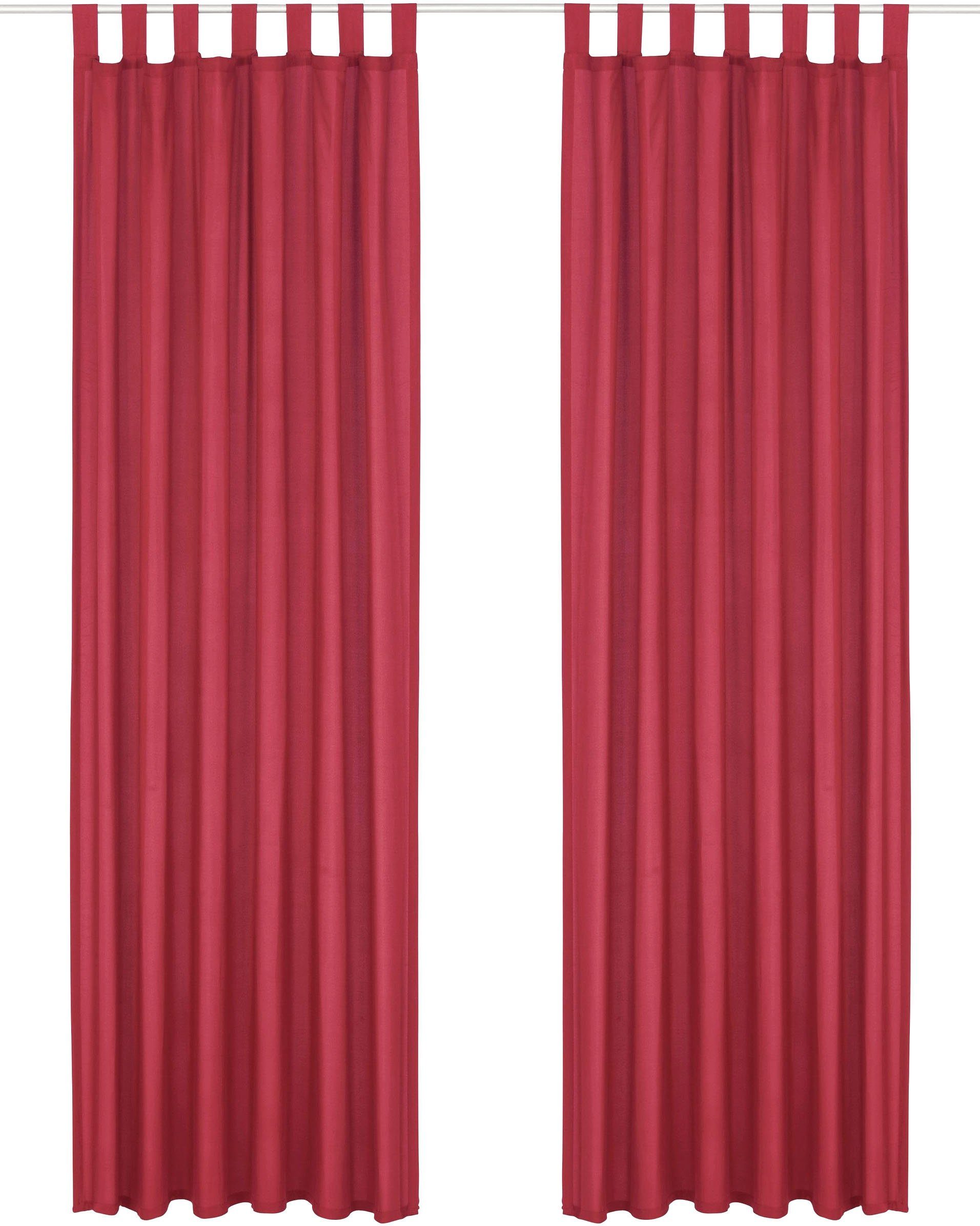 my home Gordijn Raja 2-pack, bestseller, effen, modern, onderhoudsvriendelijke microvezel (2 stuks)