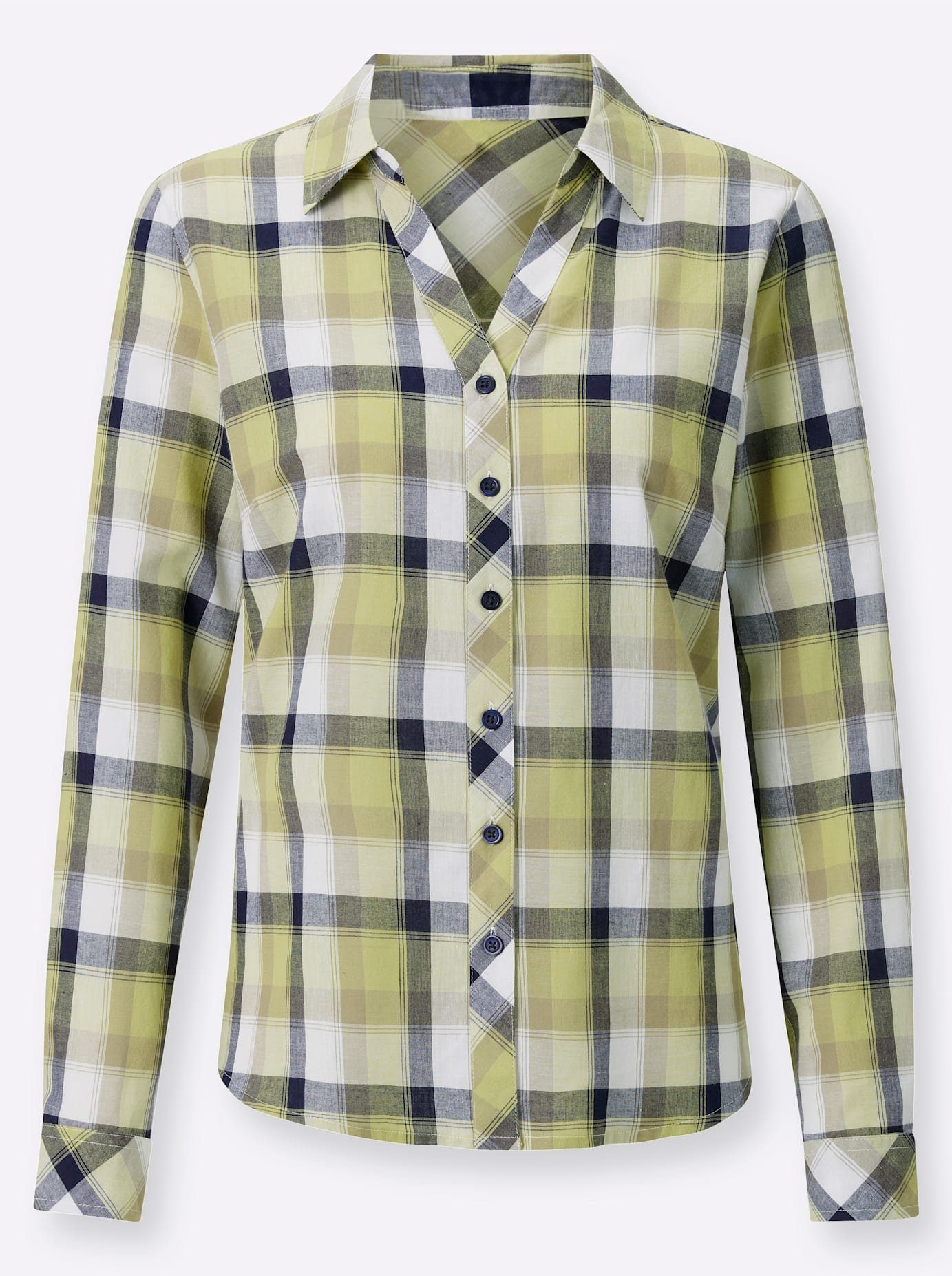 Casual Looks Geruite blouse