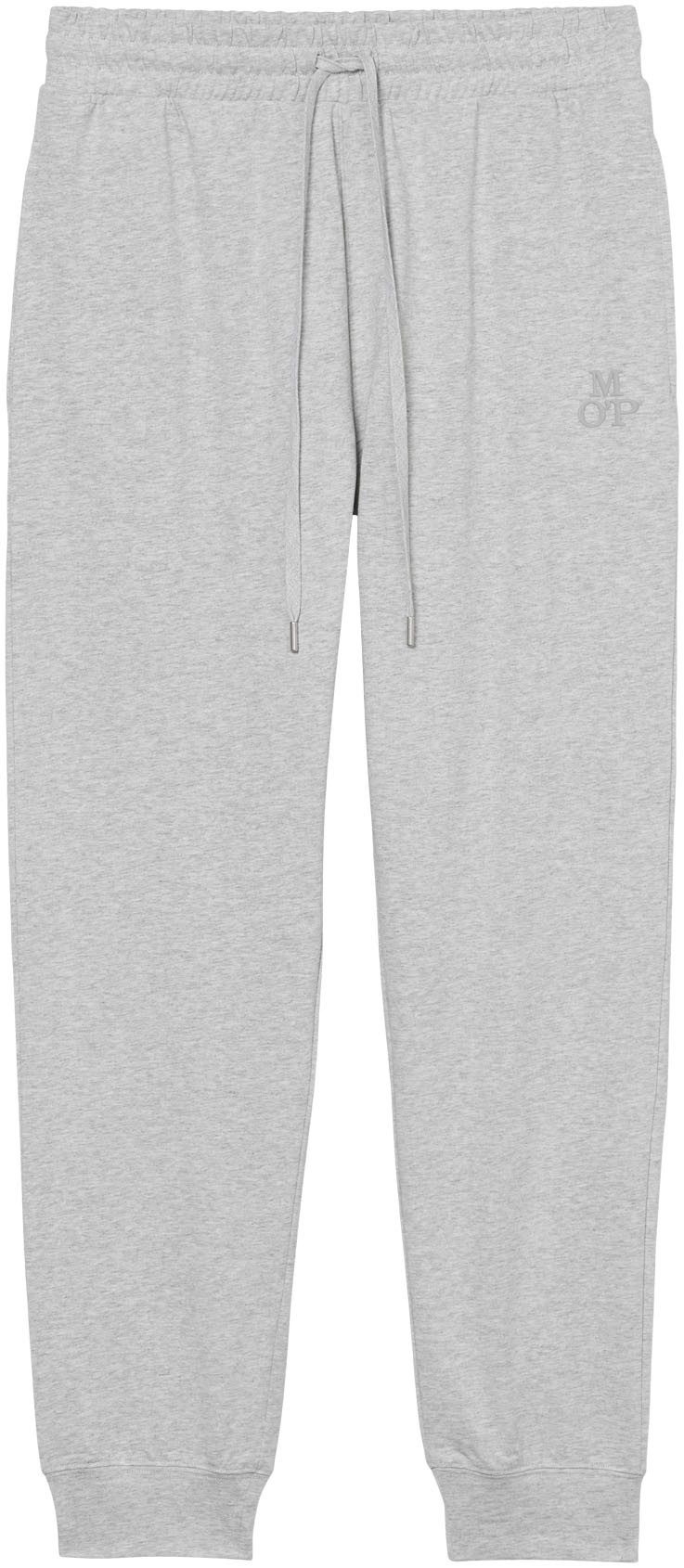 Marc O'Polo Pyjamabroek Heavy-jersey met stijlvolle logoprint