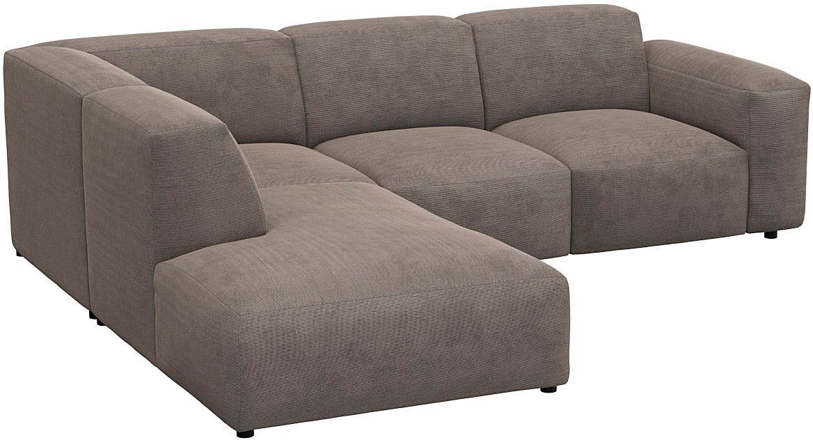 FLEXLUX Hoekbank Lucera, super comfortabel door hoogwaardige zitconstructie met koudschuim