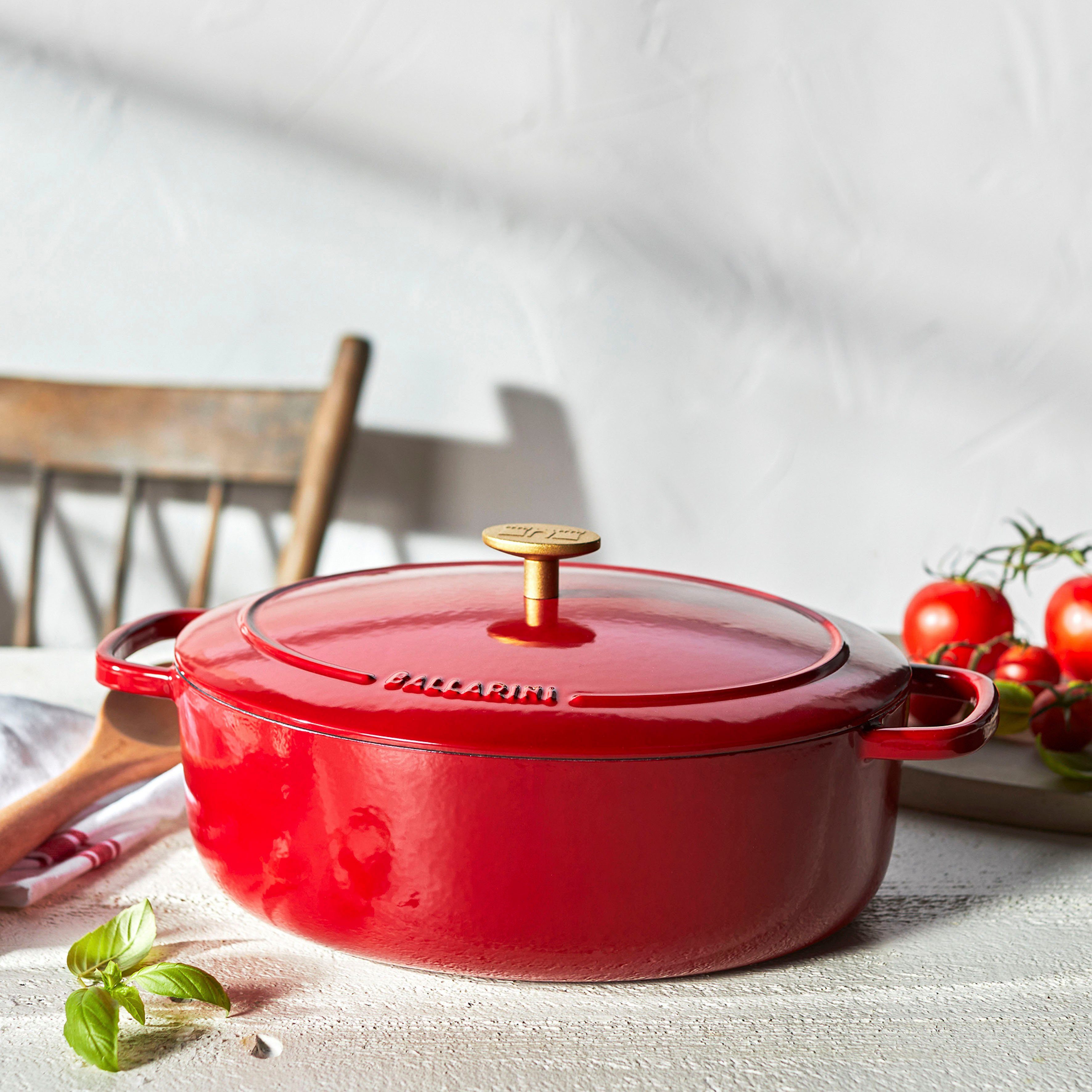 BALLARINI Braadpan Bellamonte Cocotte robuuste, krasbestendige emaille coating, vaatwasmachinebestendig (1-delig)