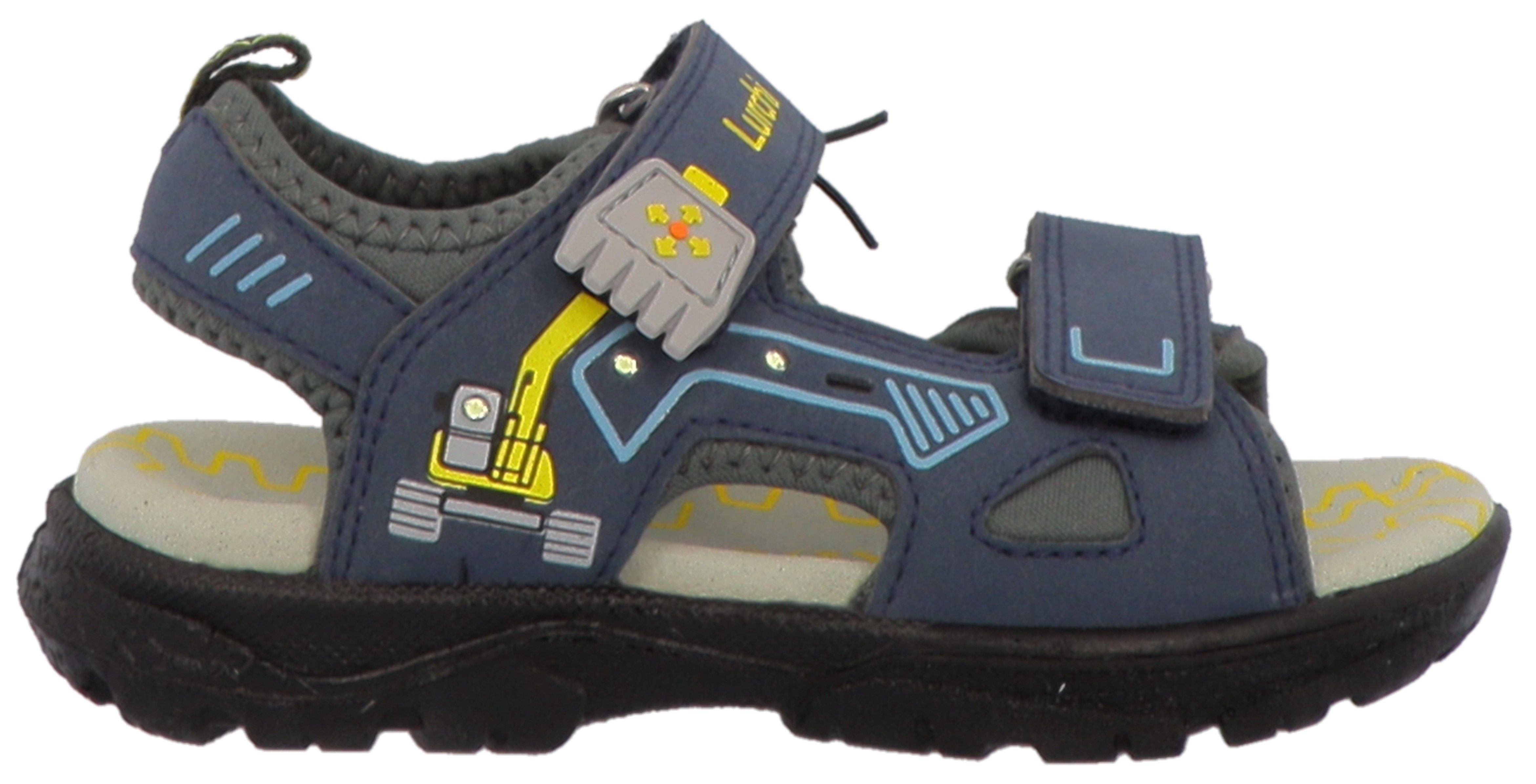 Lurchi Sandalen Knipperschoen WMS: Kodo , klittenbandschoen, outdoorschoen, maat sjabloon te downloaden