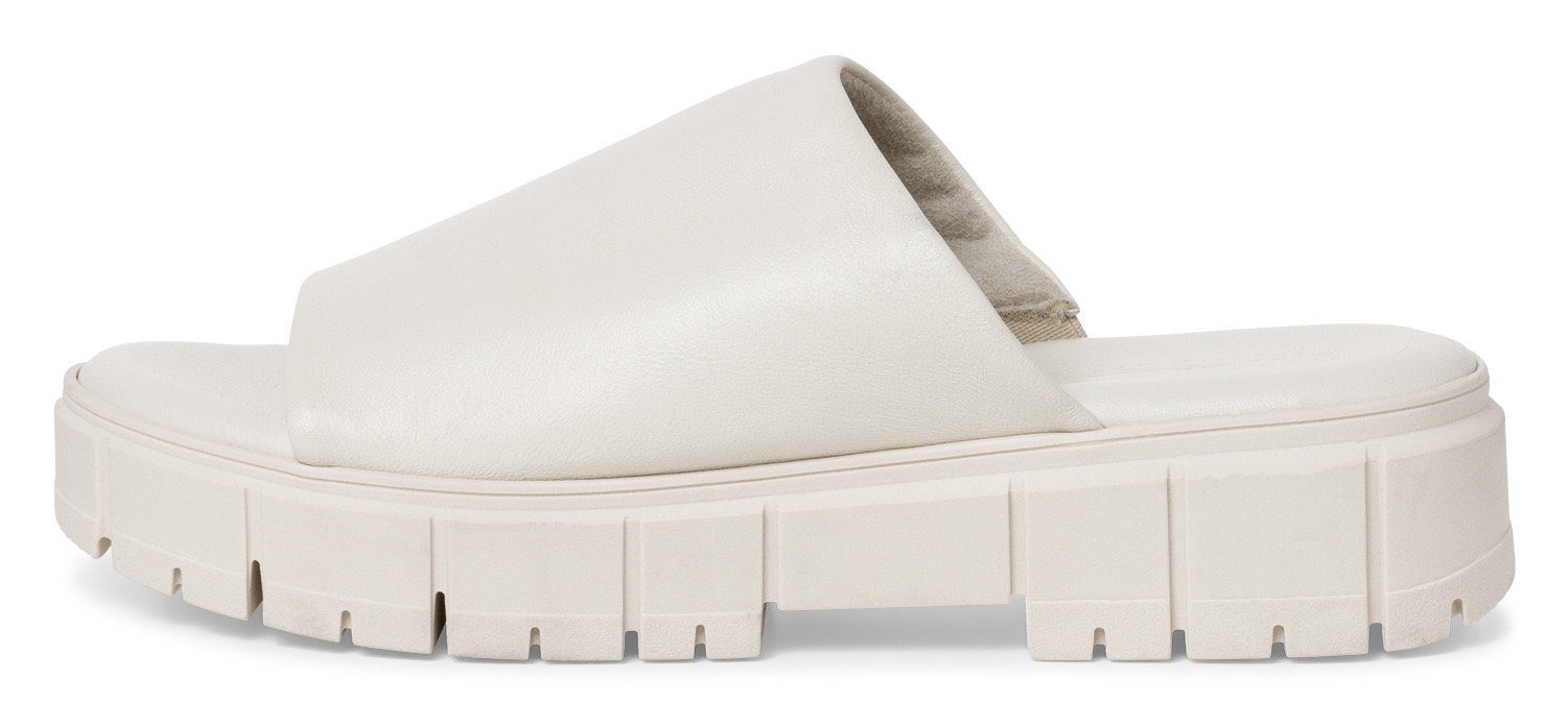 Tamaris Slippers , plateau, zomerschoen, pantoffels in monochrome look